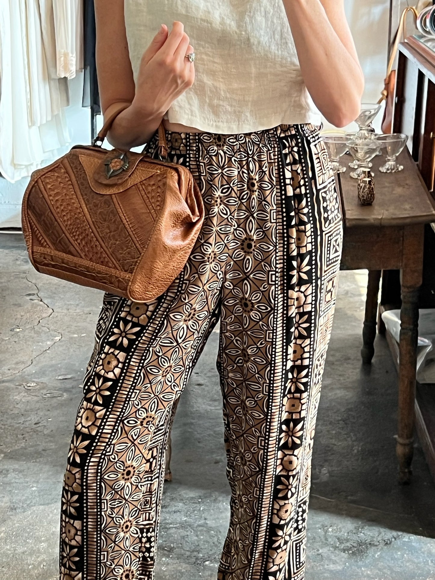 Vintage Geometric Lounge Pants