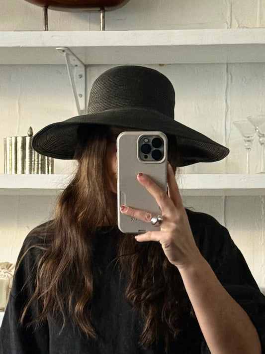 Vintage Raven Sunhat