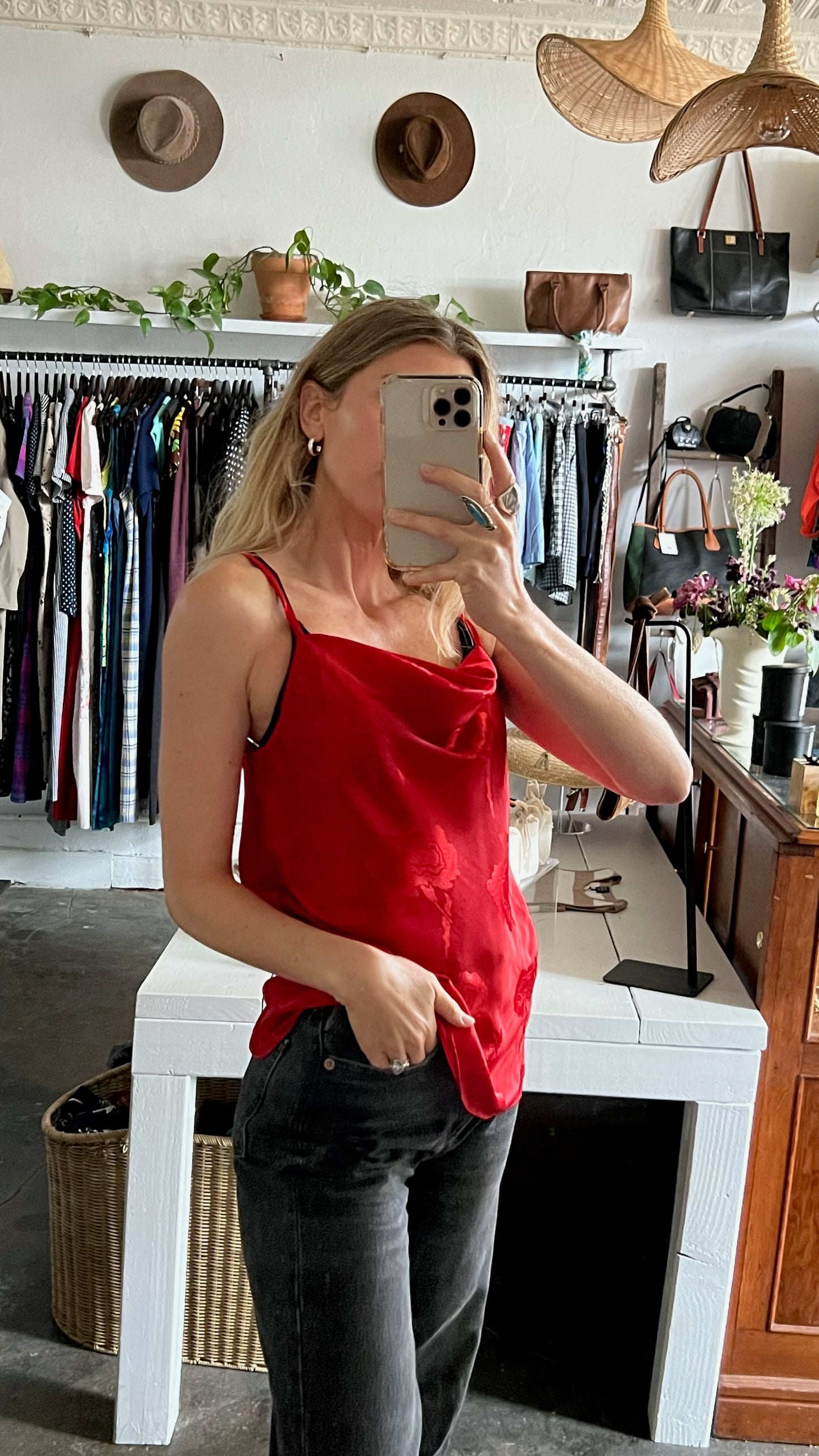 Vintage Romantic Floral Camisole