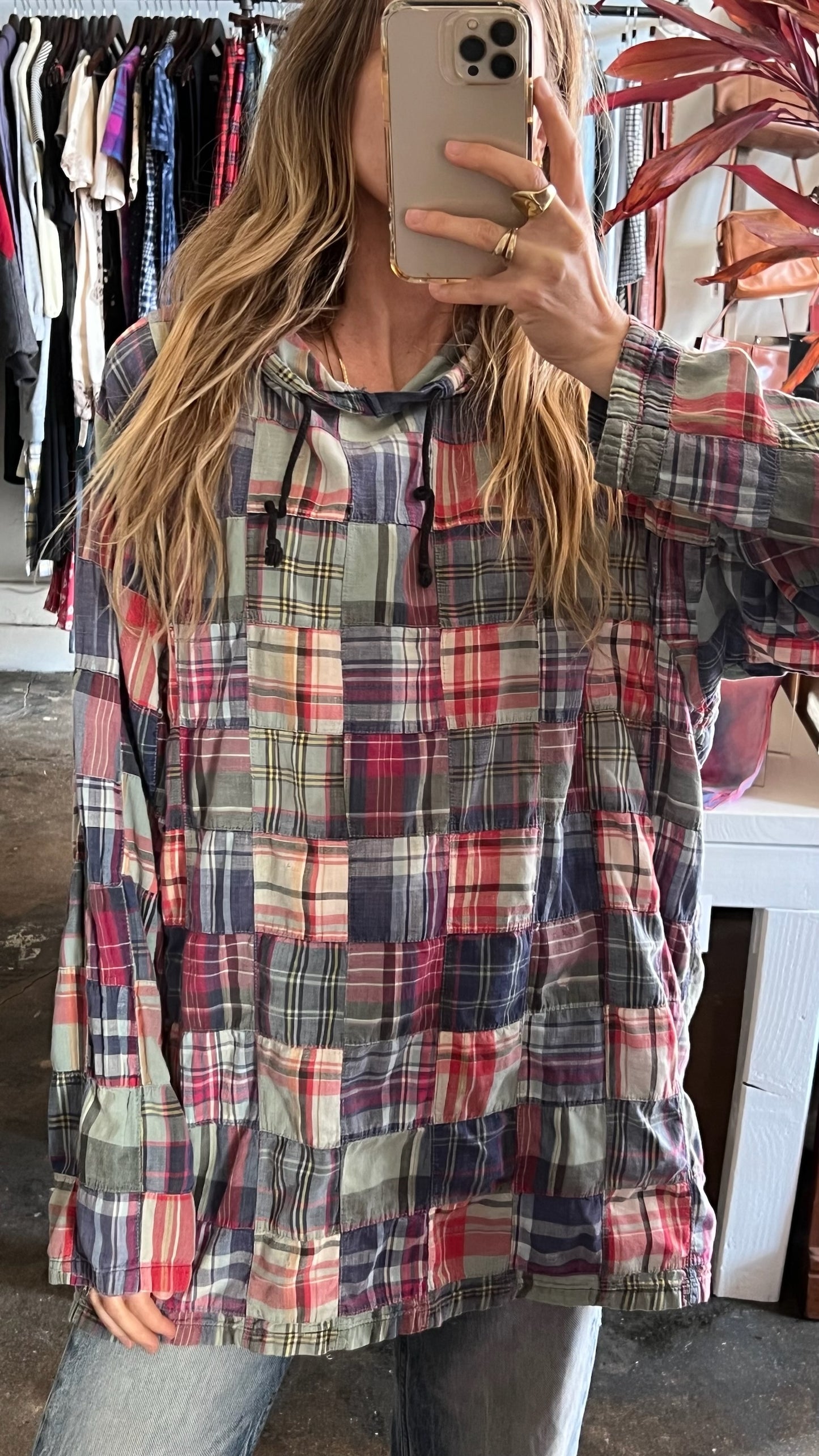 Vintage Patchwork Cotton Pullover