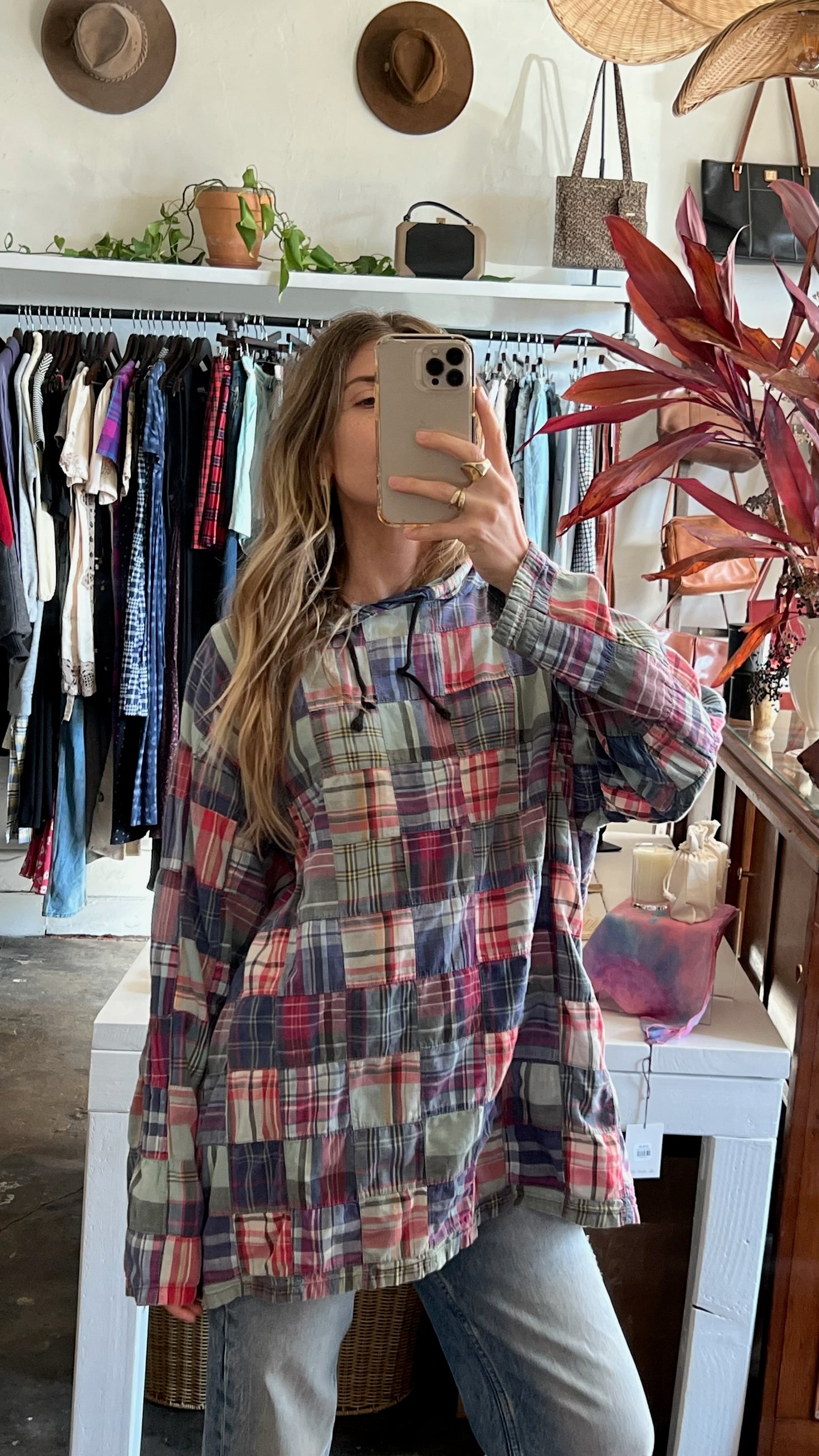 Vintage Patchwork Cotton Pullover