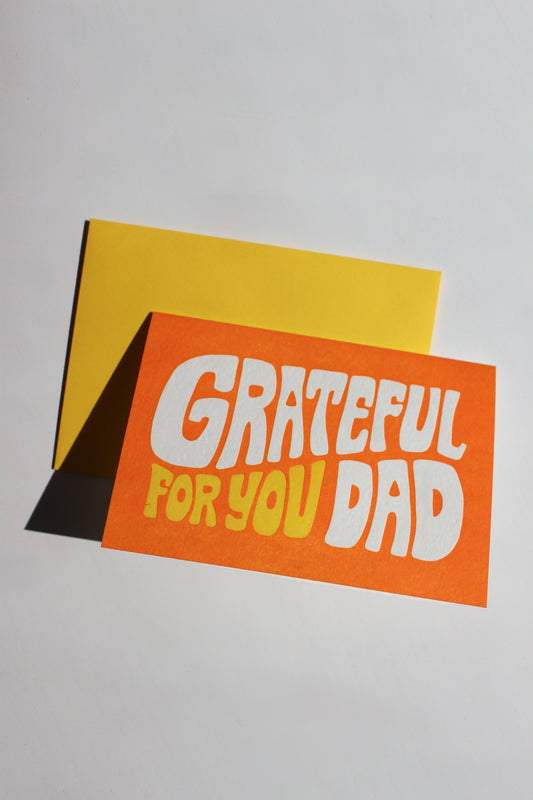 Grateful For Dad Greeting Card