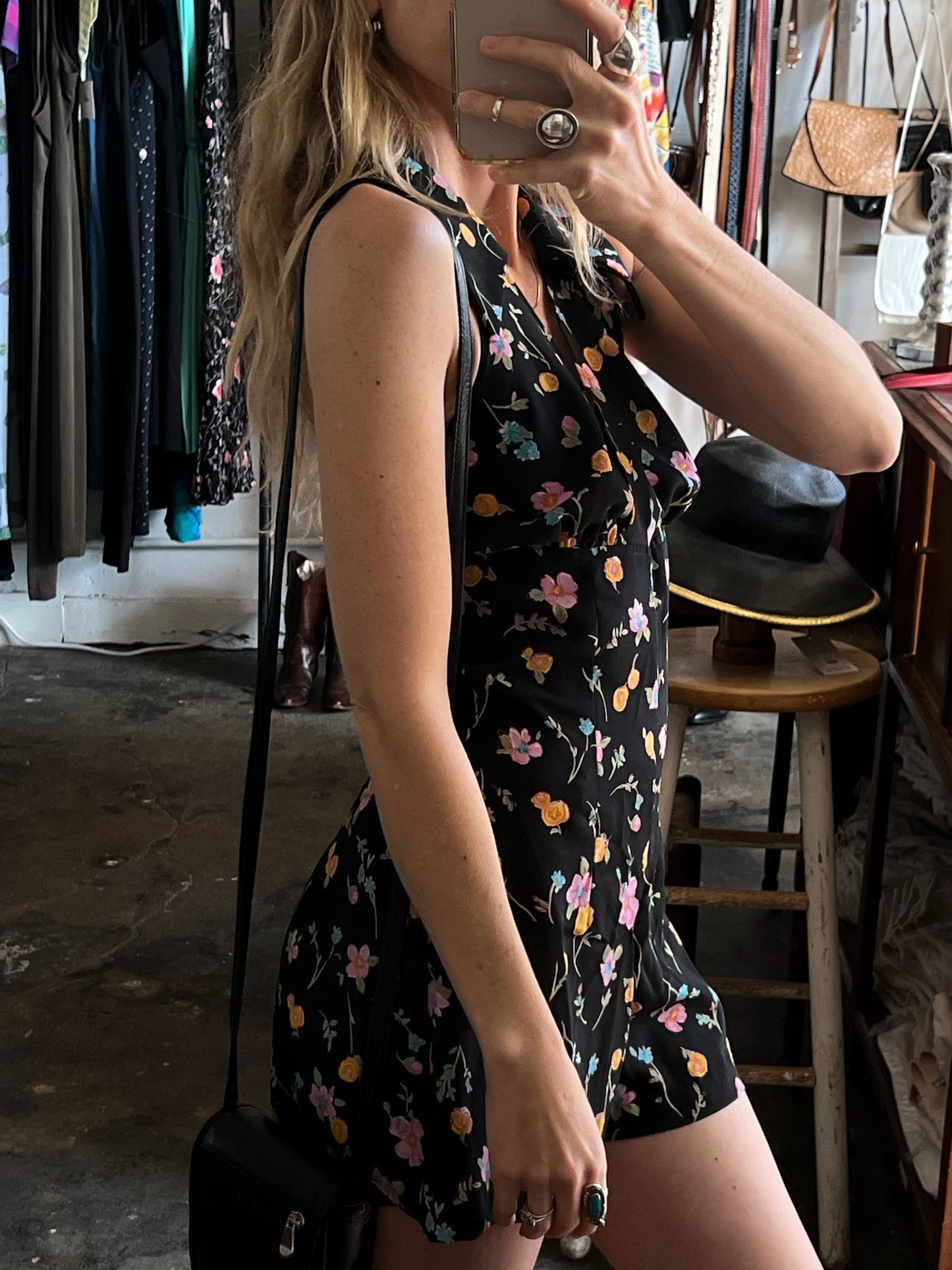 Vintage Floral Romper