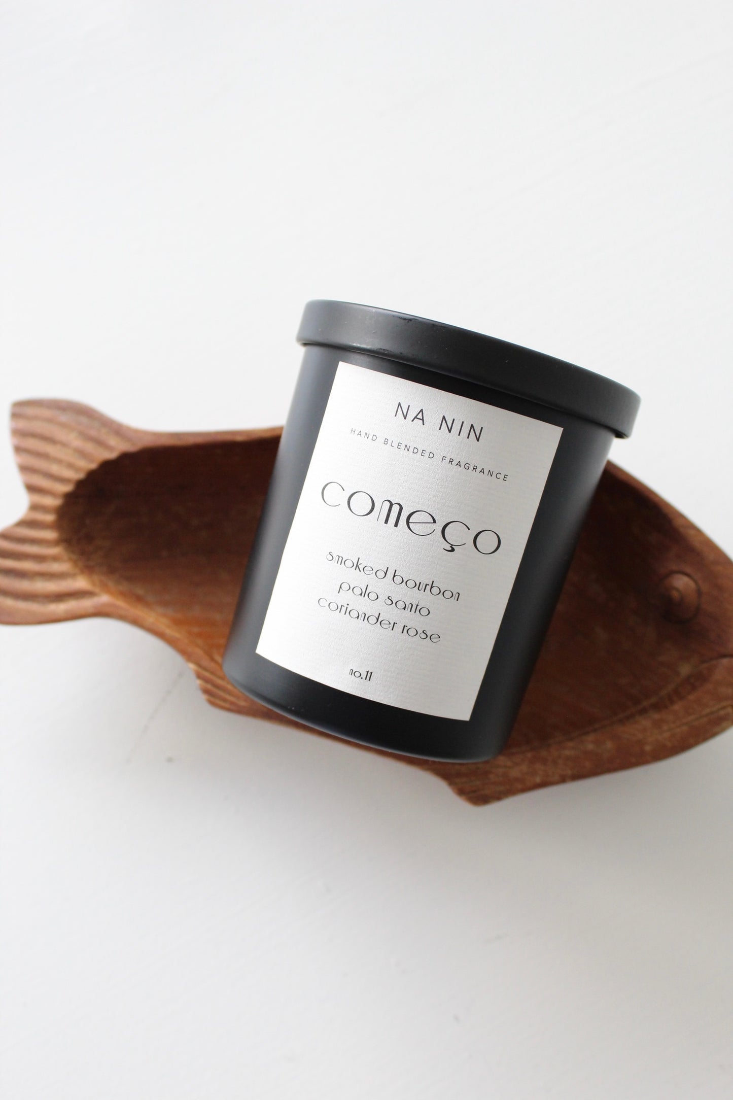 Começo No. 11 Candle / Bourbon, Palo Santo, Coriander Rose