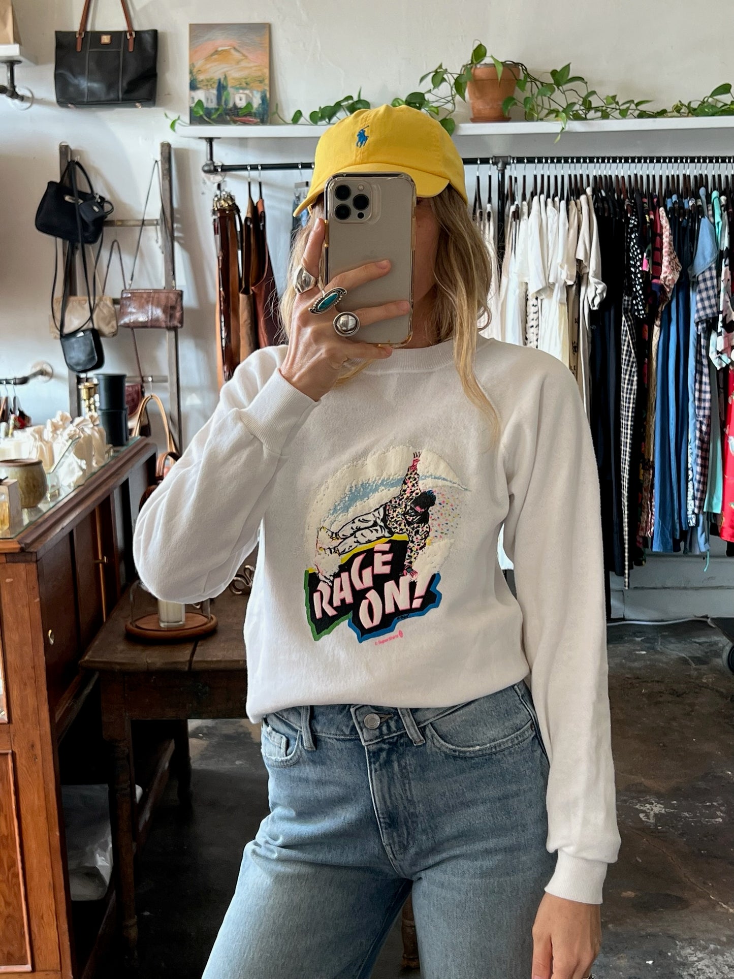Vintage Snowboarder Sweatshirt