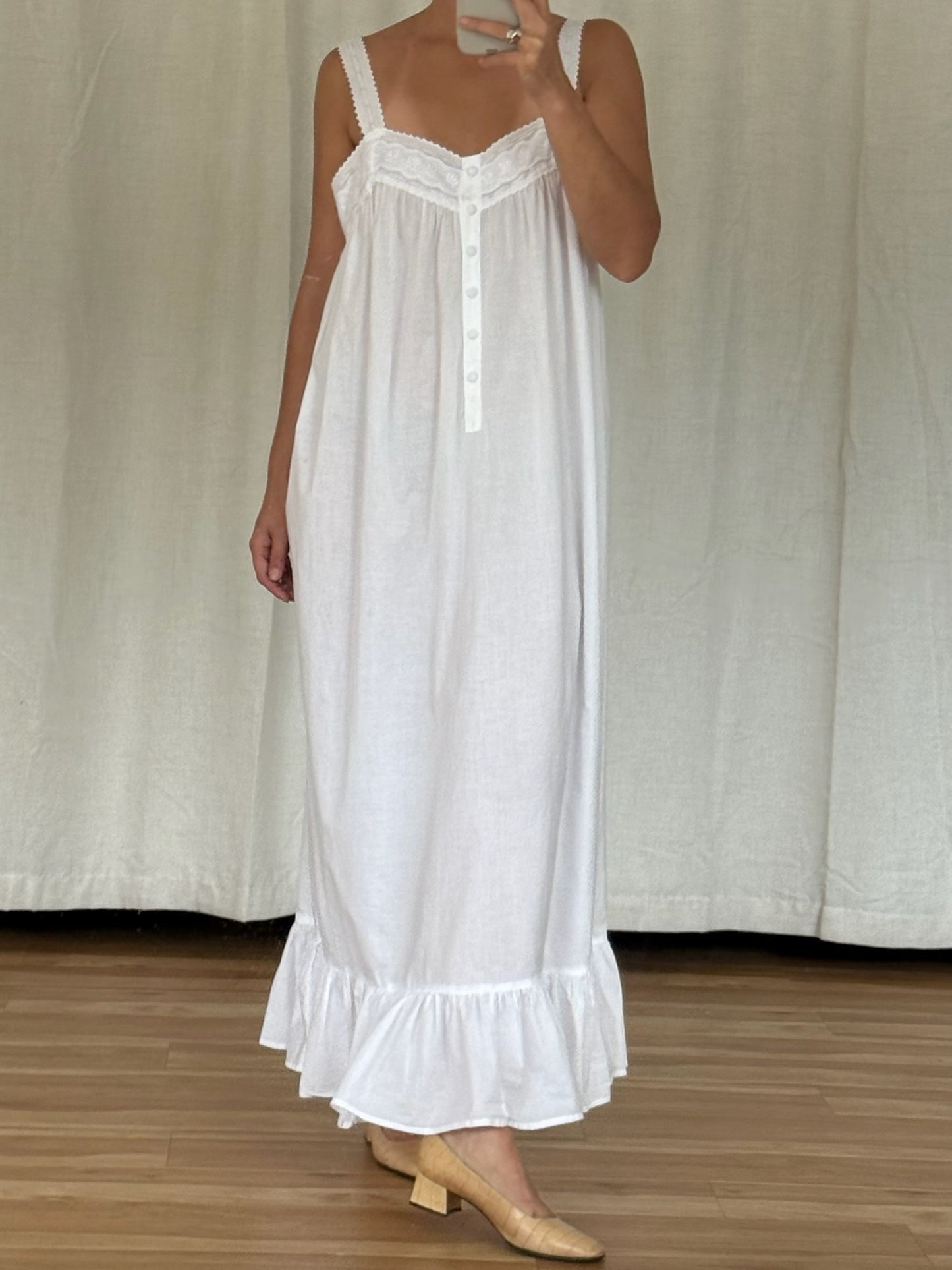 Vintage Embroidered Summer Dress