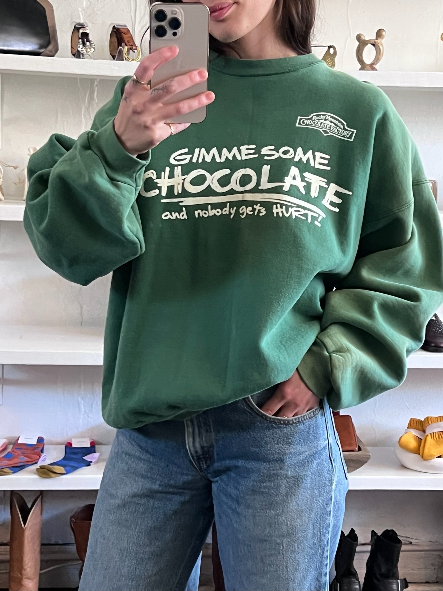 Vintage Chocolate Factory Crewneck