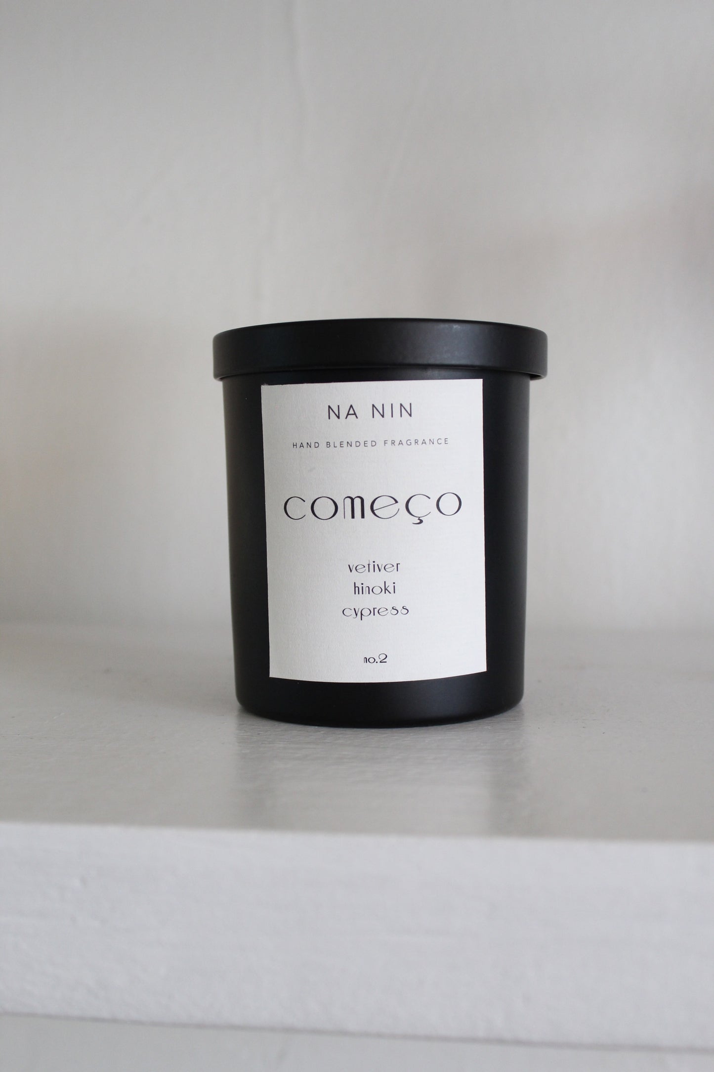 Começo No. 2 Candle / Vetiver, Hinoki, Cypress