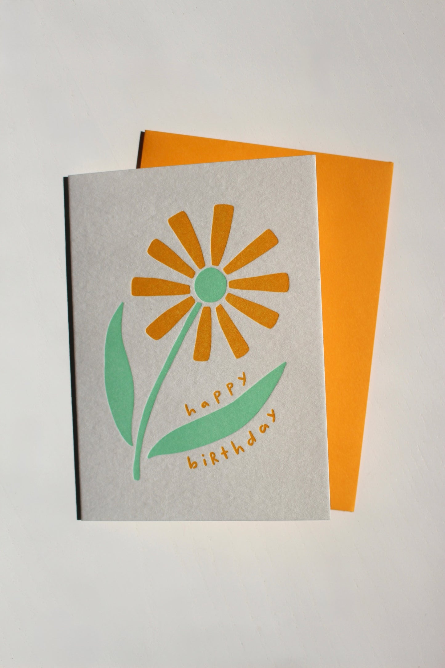 Happy Birthday Sunflower Greeting Card