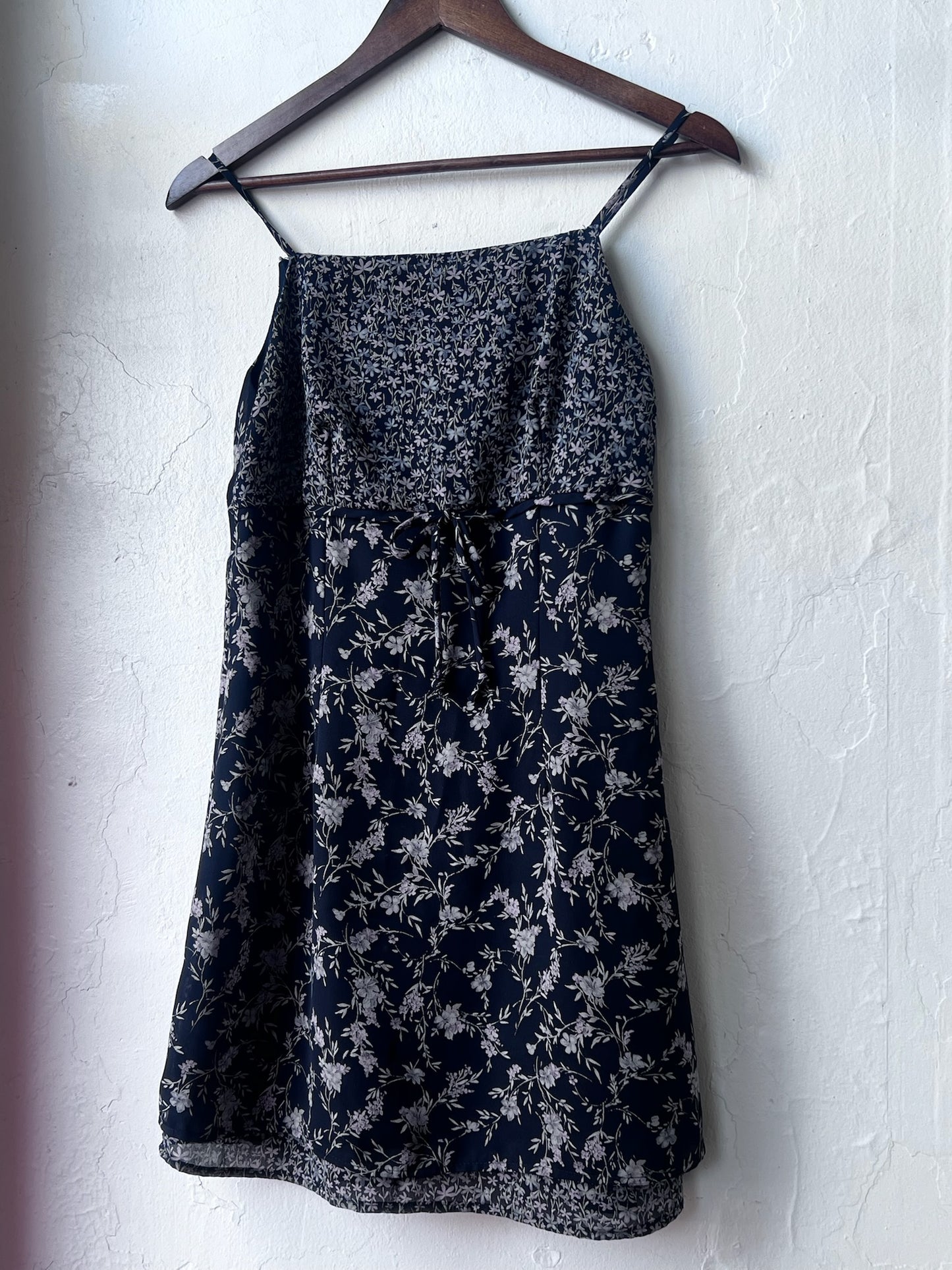 Vintage Floral Summer Mini Dress