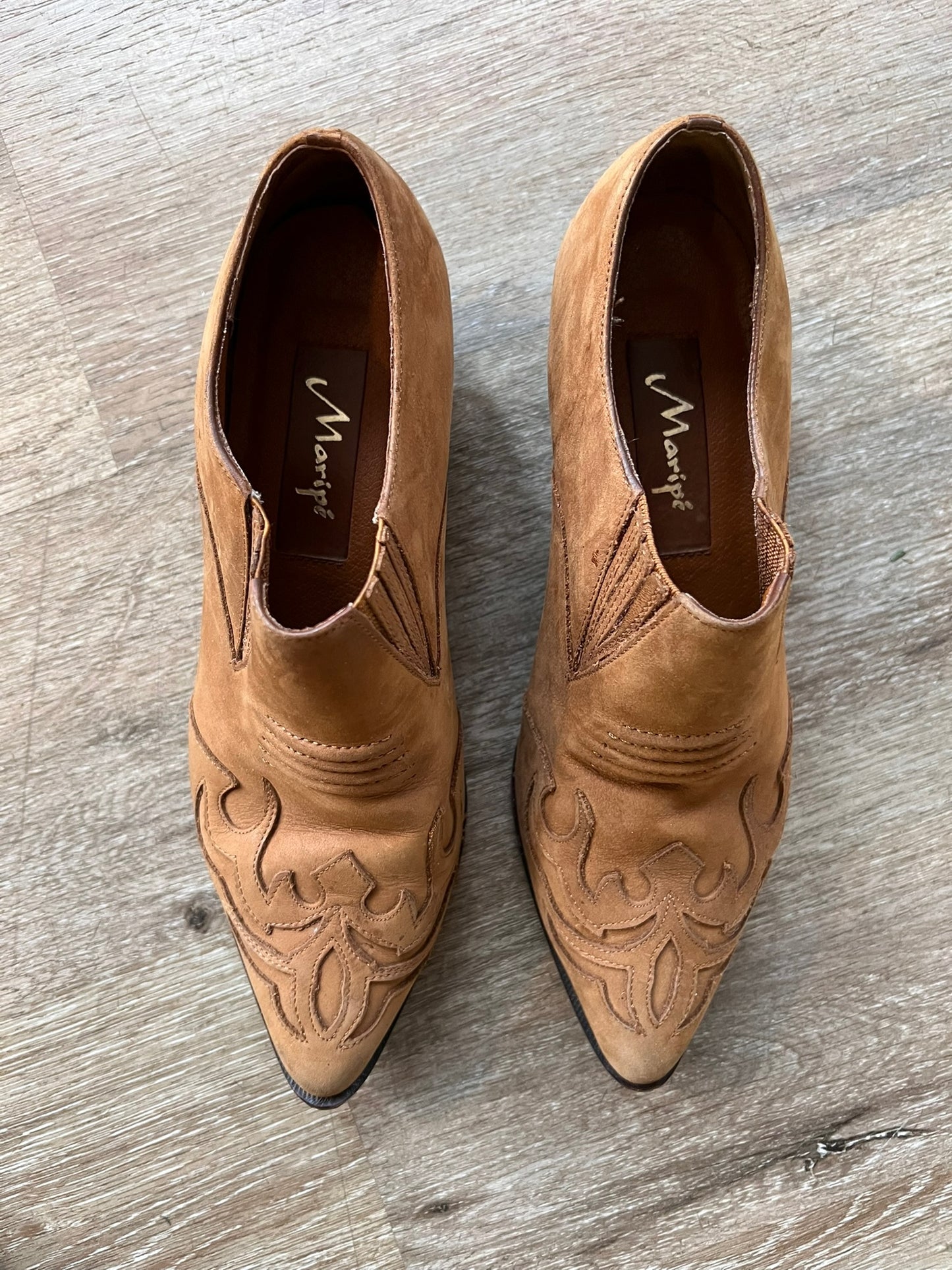 Vintage 90s Western Booties