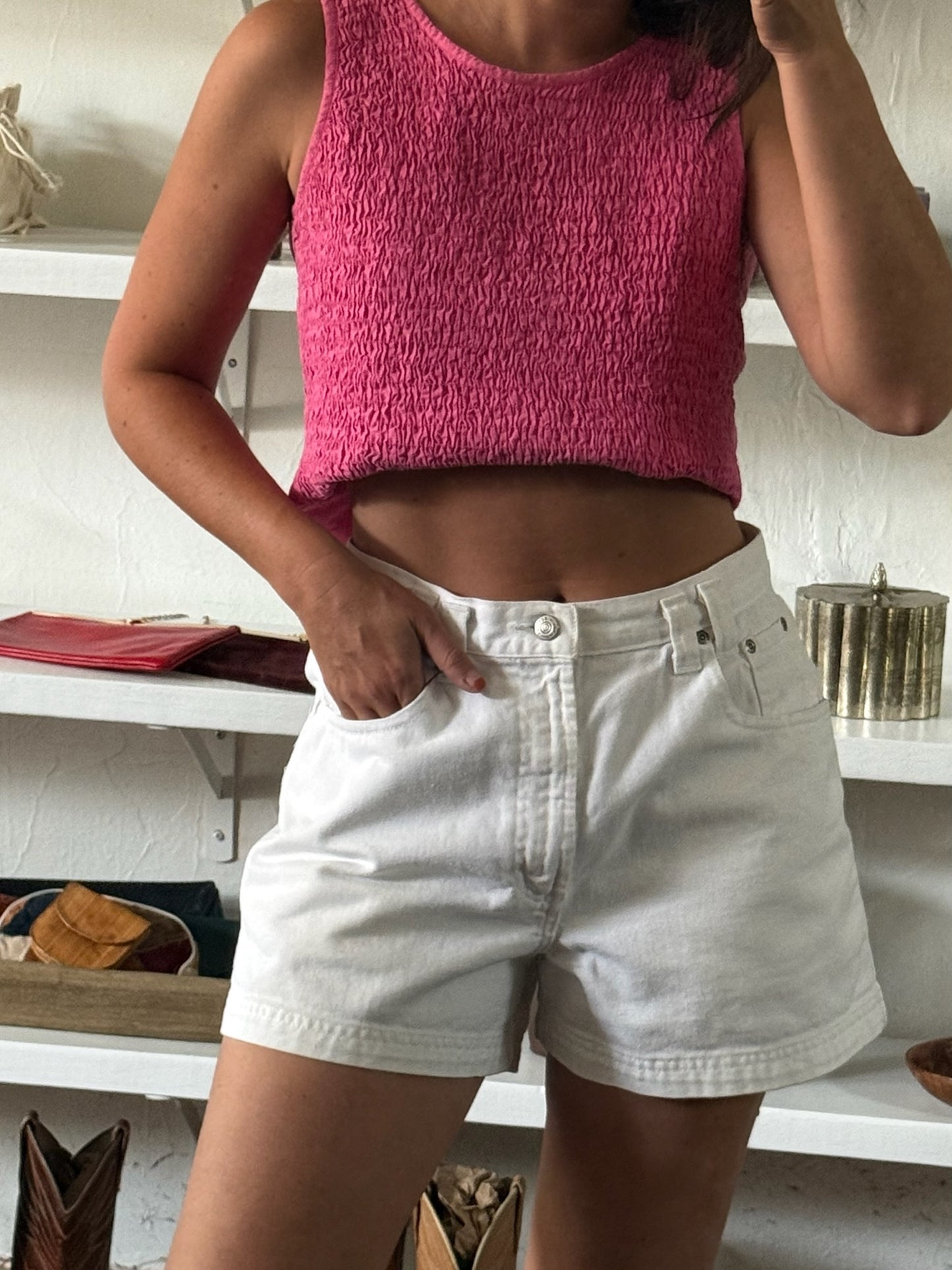 Vintage Smocked Tank Top