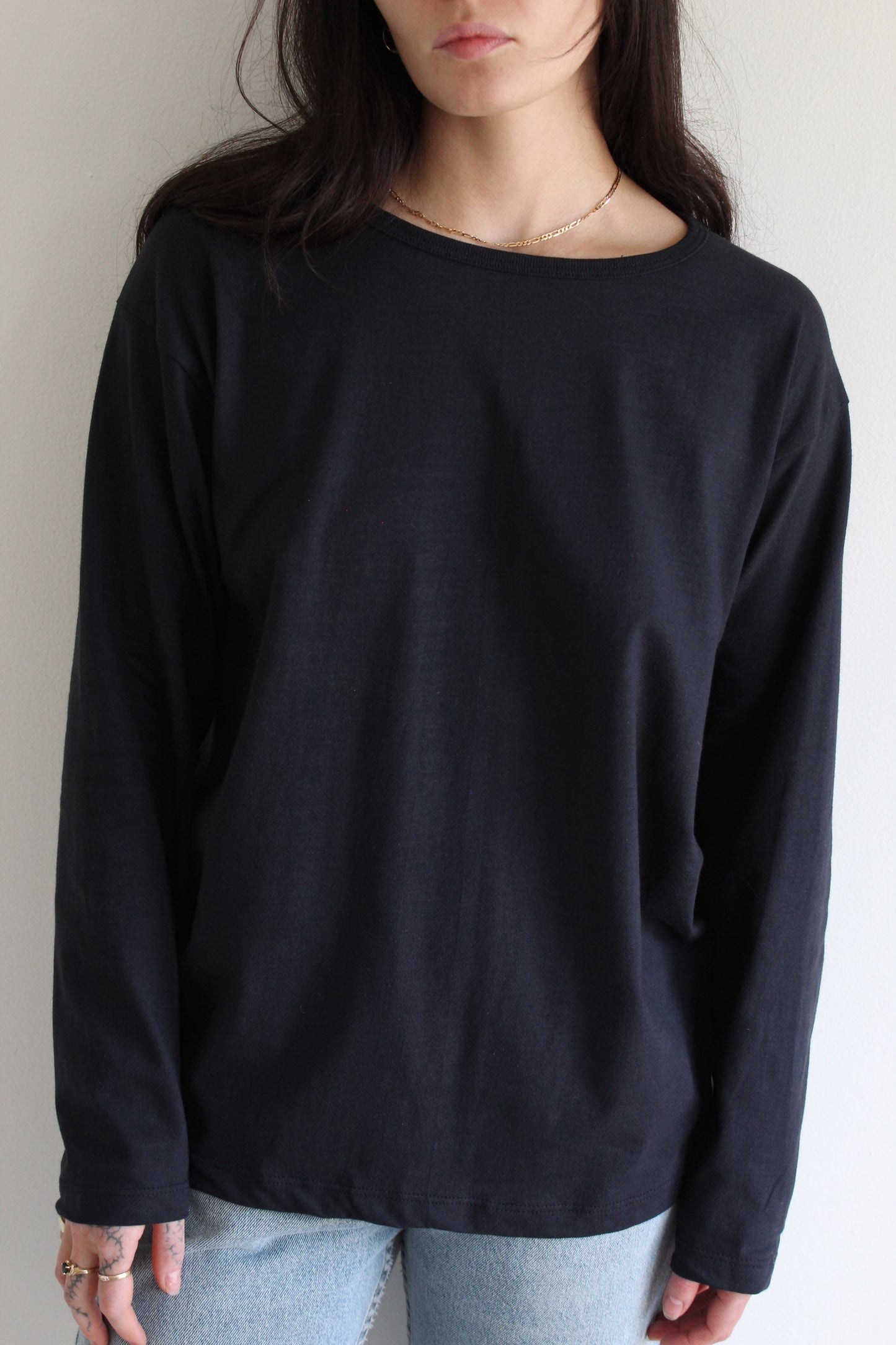 Organic Cotton Long Sleeve Tee / Multiple Colors Available