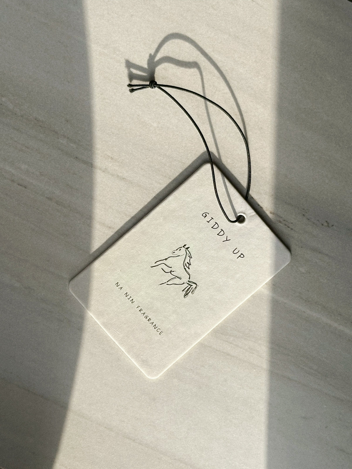 Giddy Up Fragrance Card