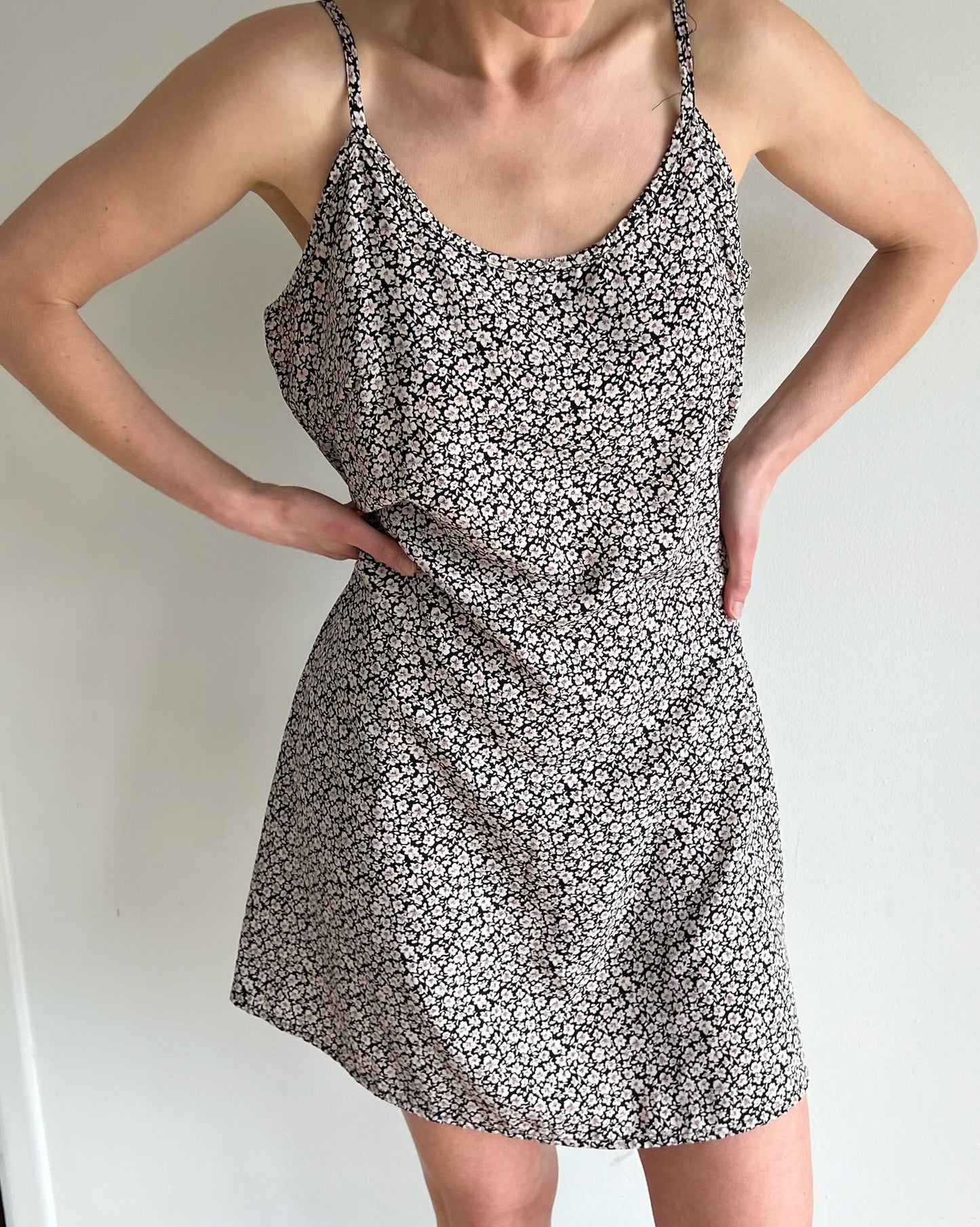 Vintage Floral Slip Dress