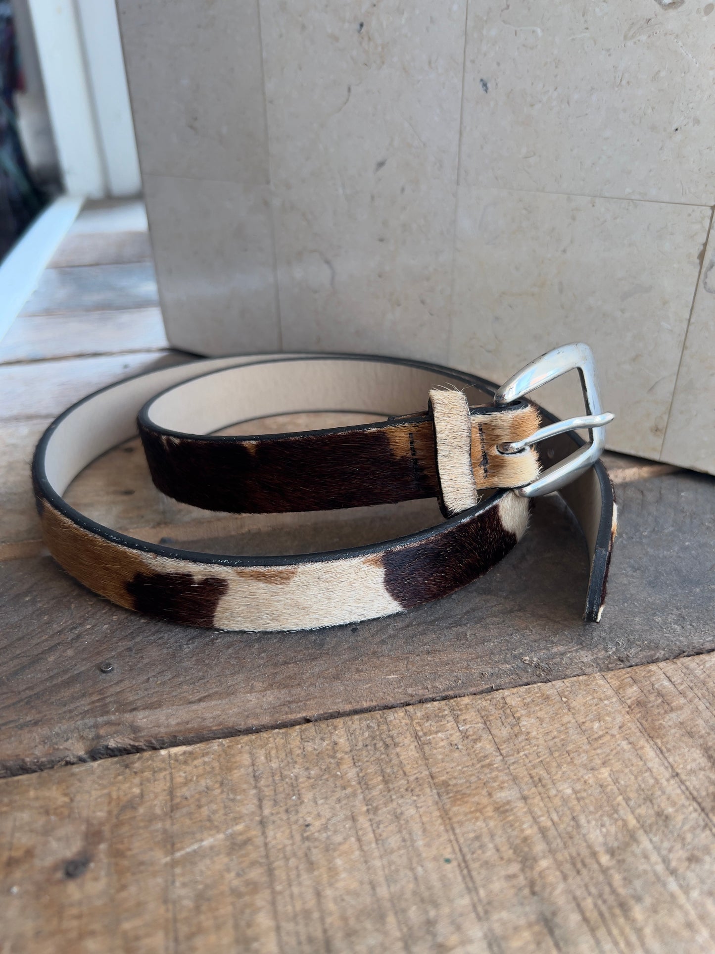 Vintage Cowhide Belt