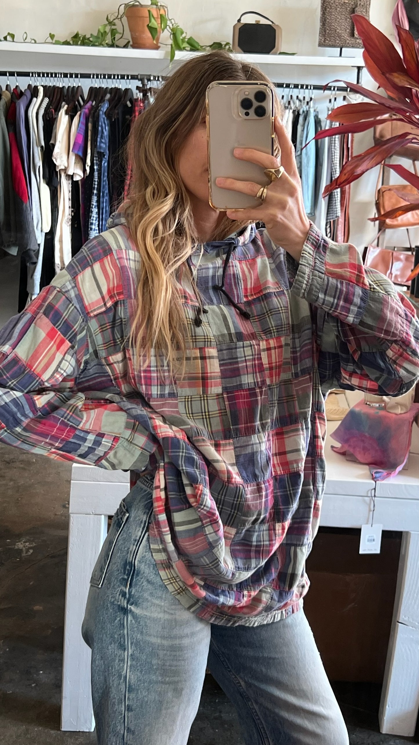 Vintage Patchwork Cotton Pullover