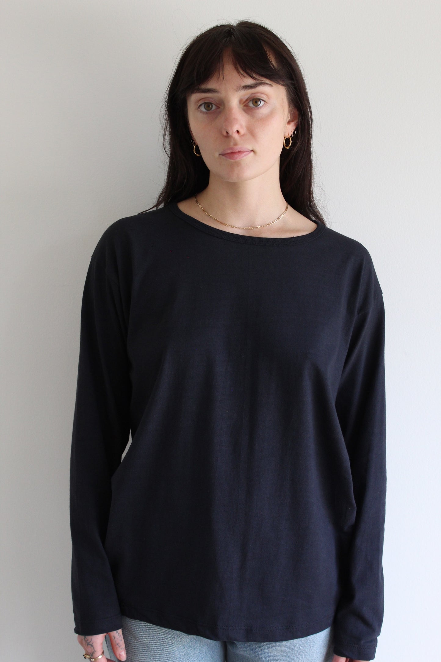 Organic Cotton Long Sleeve Tee / Multiple Colors Available