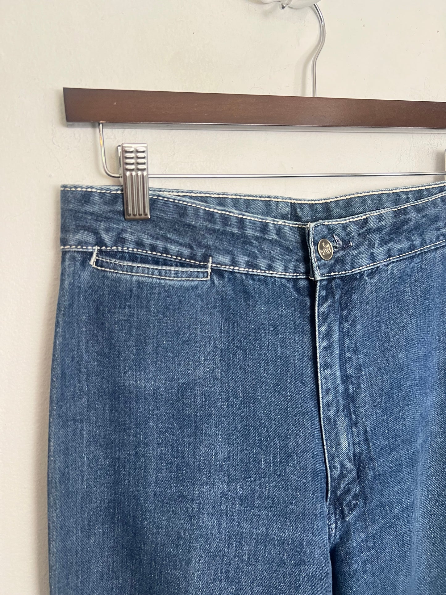 Vintage Bird Duo Embroidered Denim