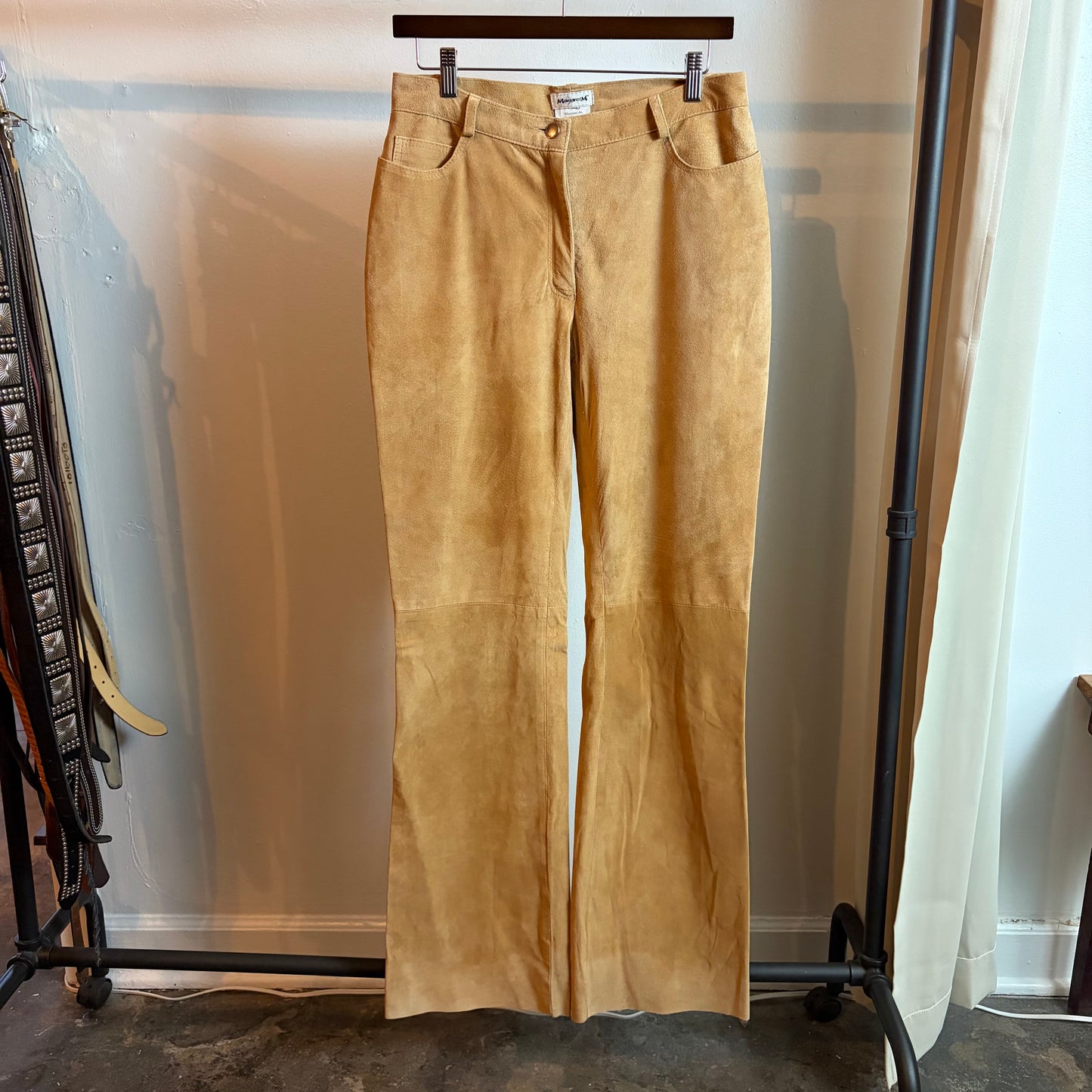 Vintage Camel Suede Pants