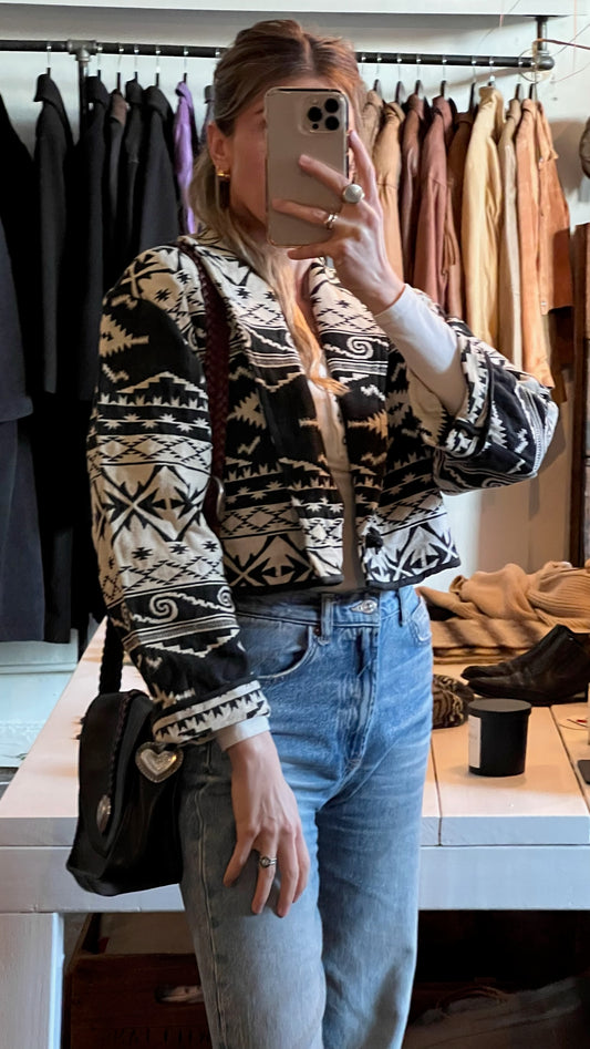 Vintage Southwestern Cropped Jacket