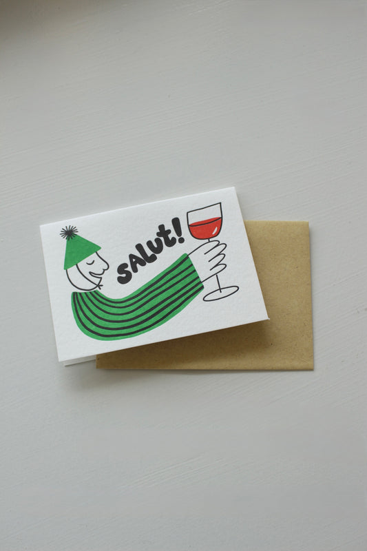 Salut Holiday Greeting Card