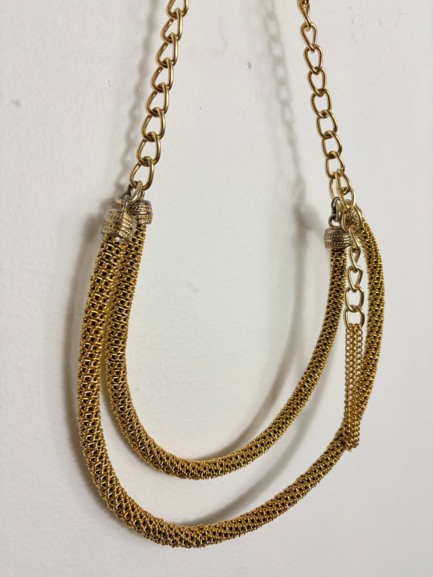Vintage Gold Layered Rope Chain Belt