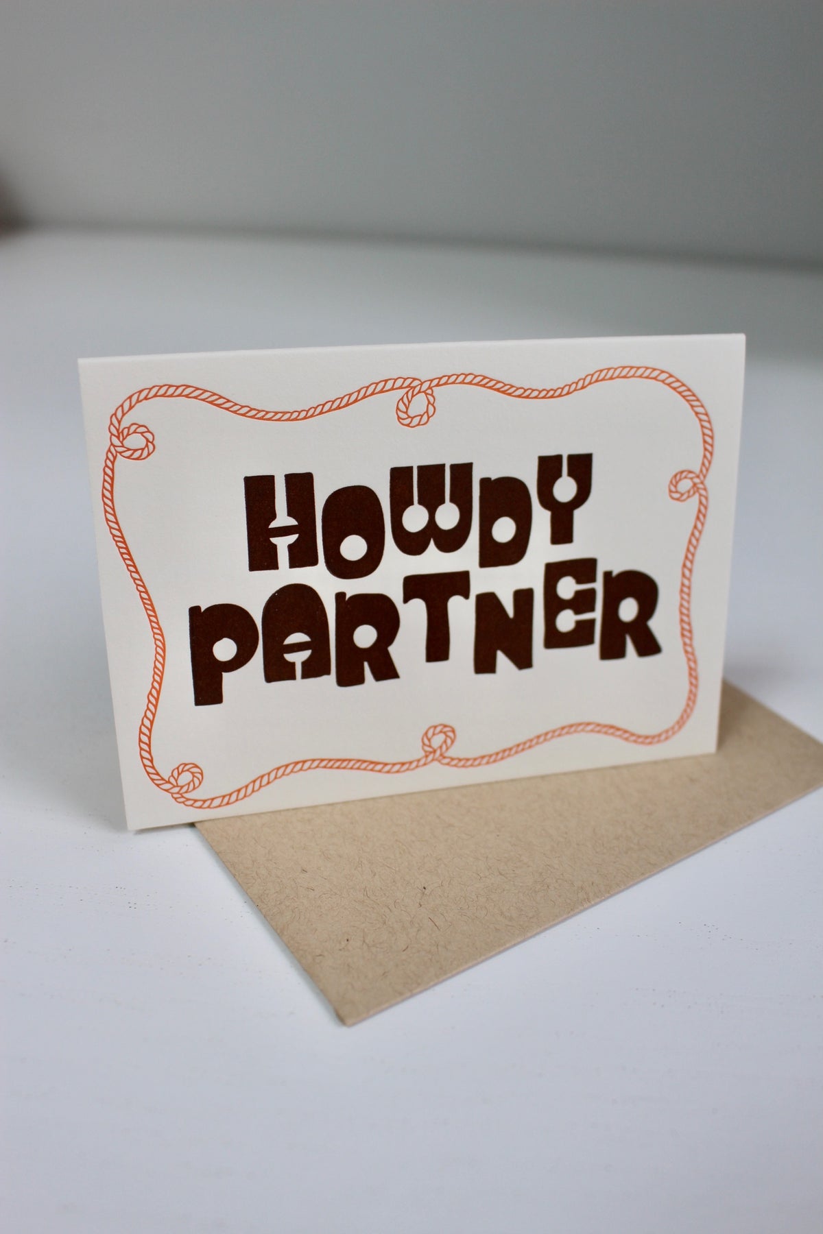 Howdy Partner Greeting Card