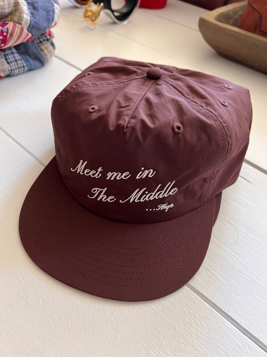 "Meet Me In The Middle" Ball Cap