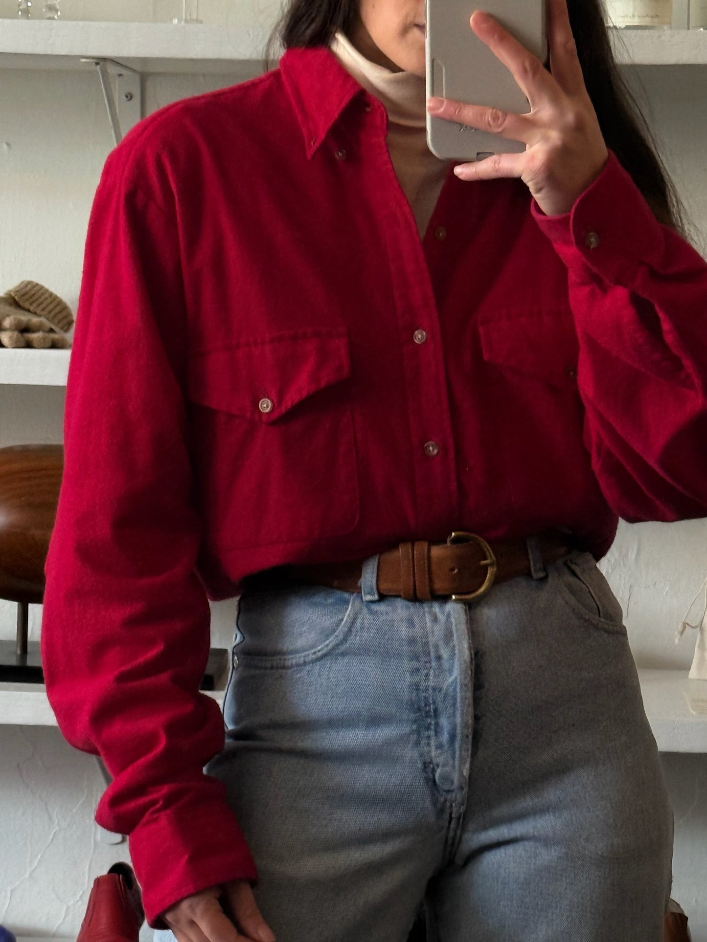 Vintage British Tan Coach Belt