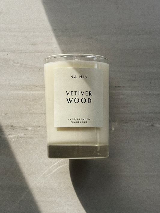 Vetiver Wood Candle