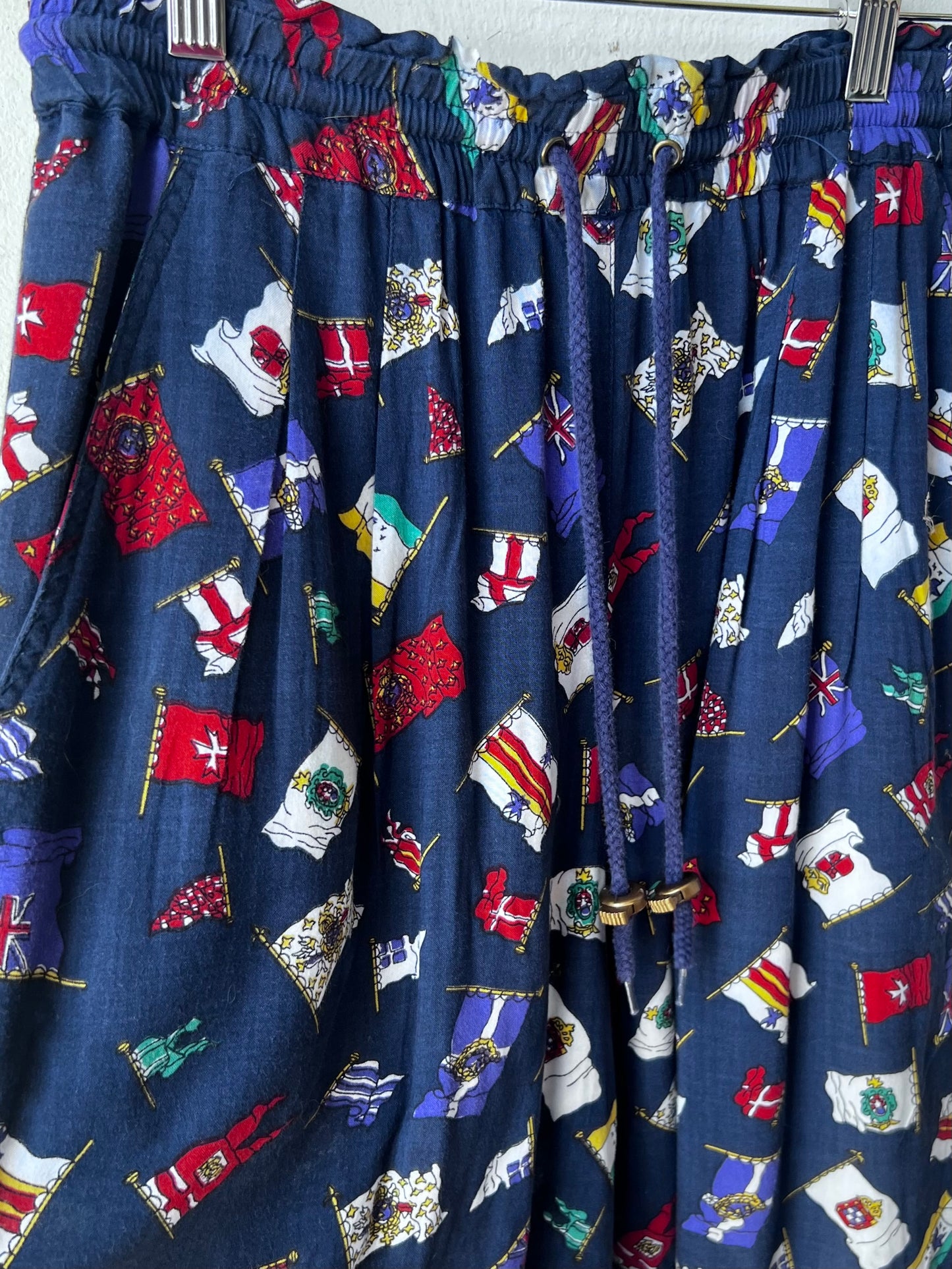 Vintage Flag Print Lounge Set