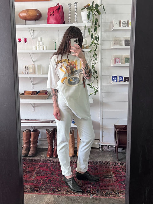 Distressed Vintage Rise n' Shine Tee