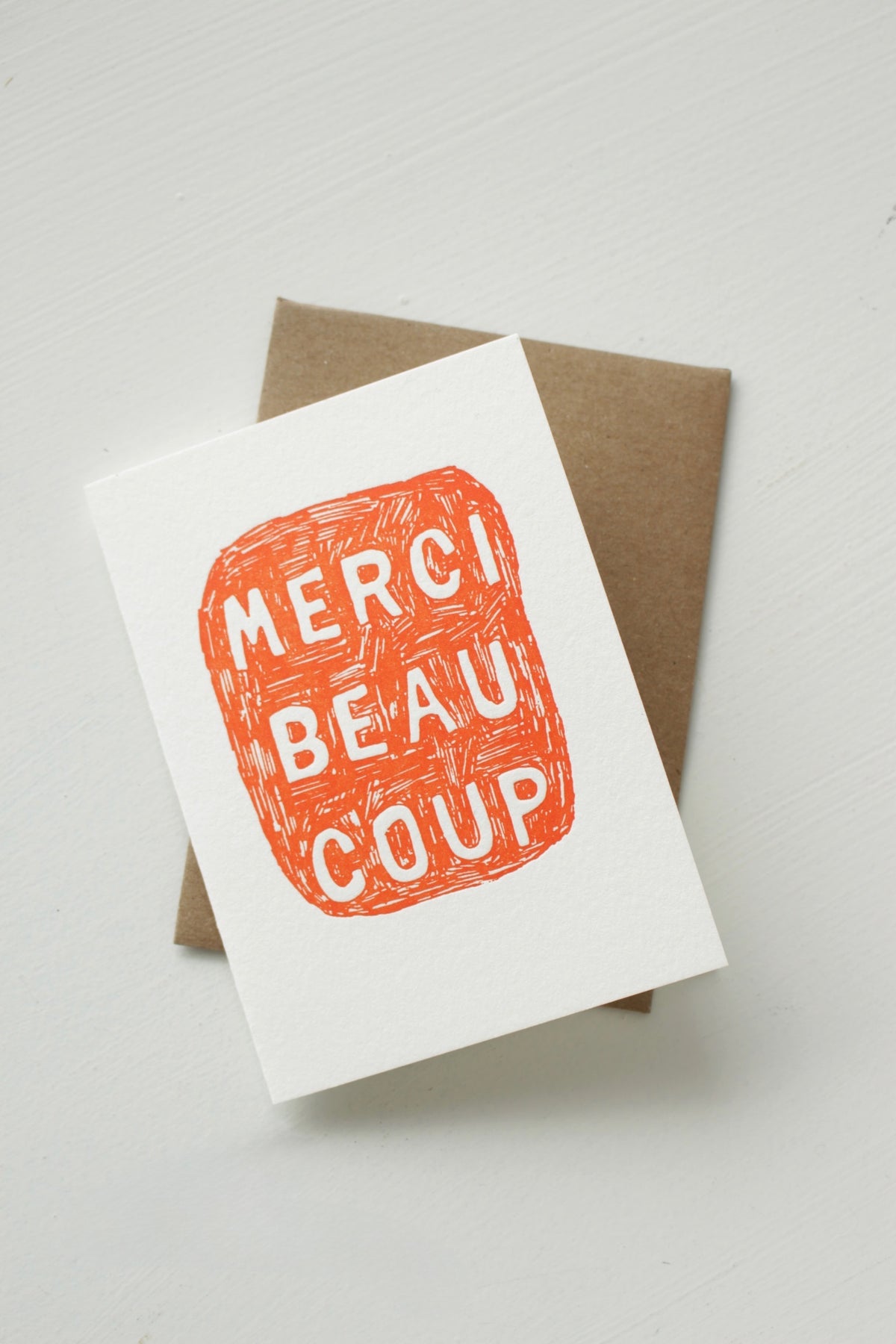 Merci Beaucoup Greeting Card