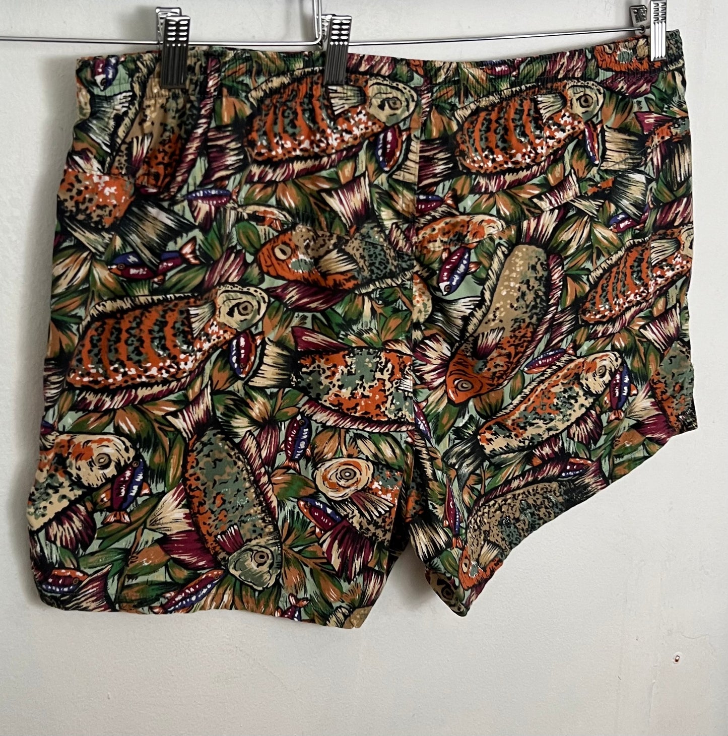 Vintage Tropical Fish Cotton Short