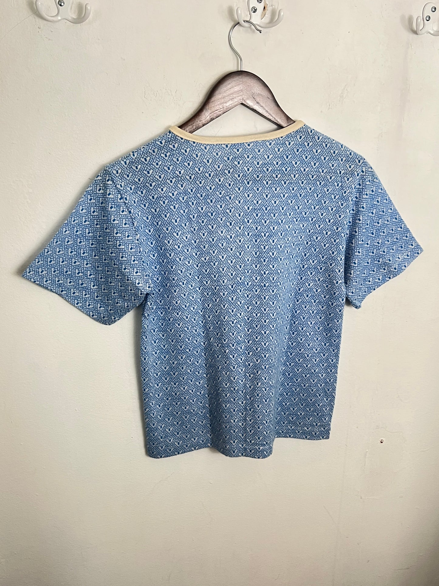 Vintage Geometric Knit Top