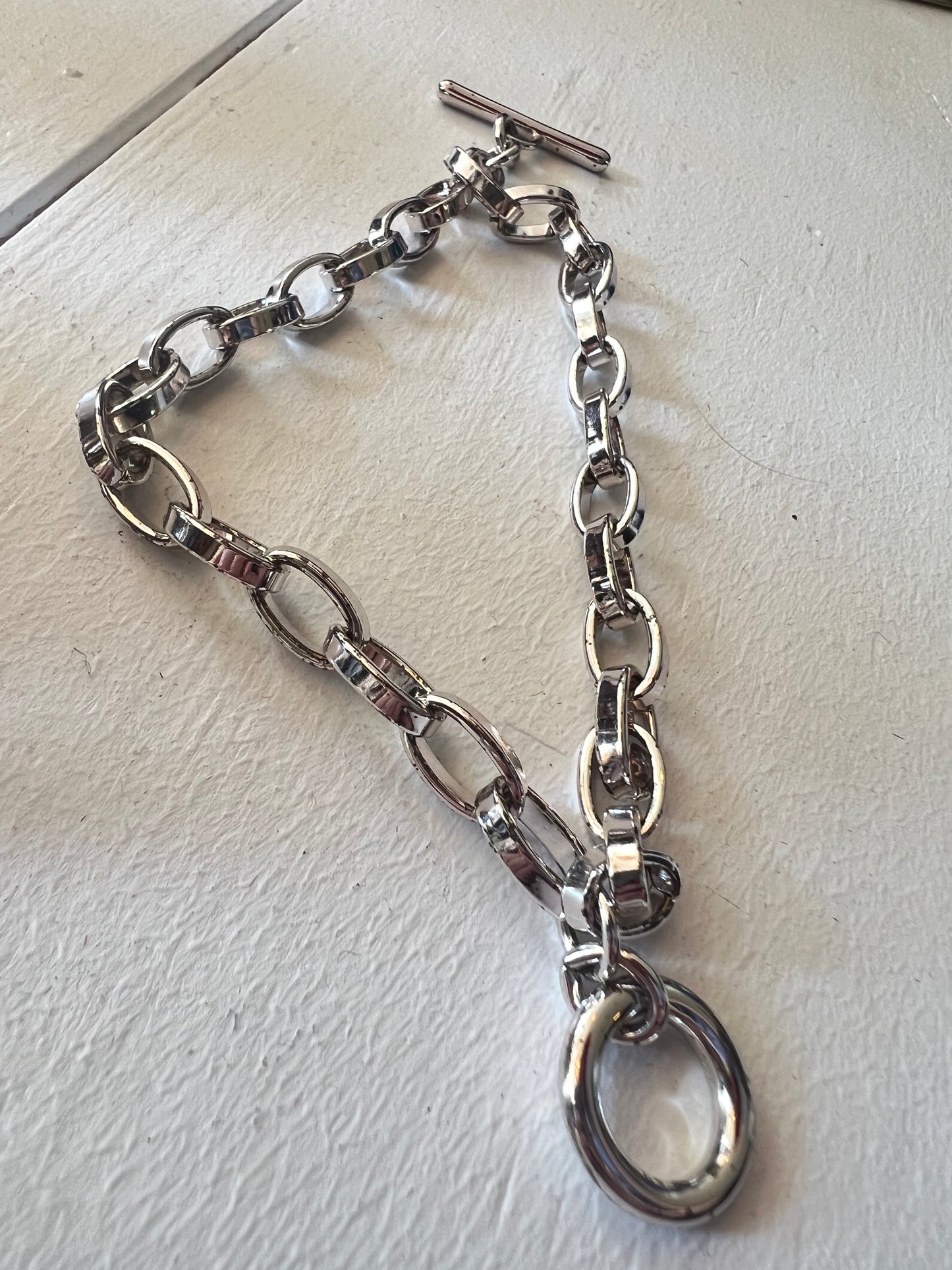 Vintage Silver Chain Bracelet