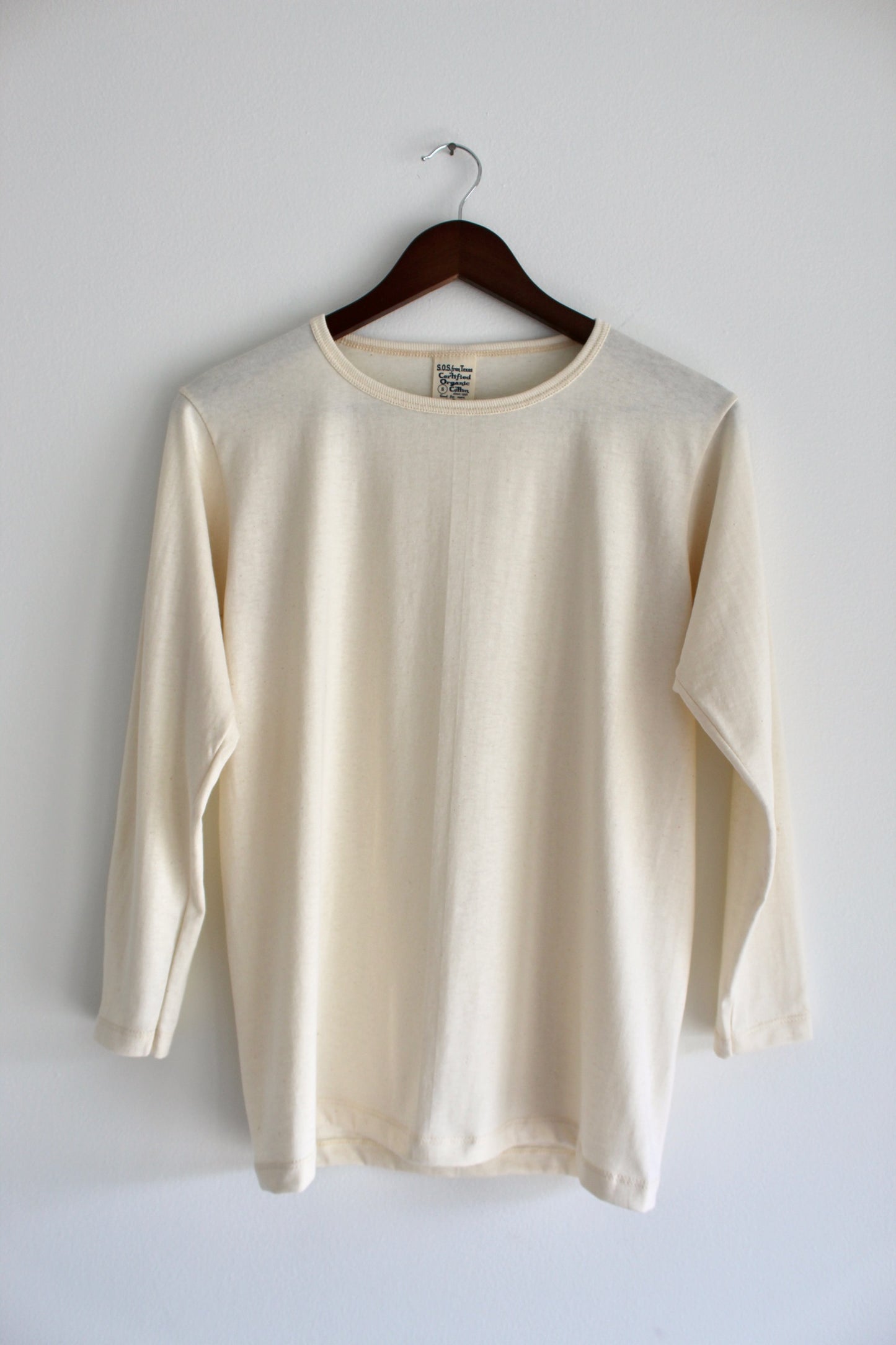 Organic Cotton Long Sleeve Tee / Multiple Colors Available