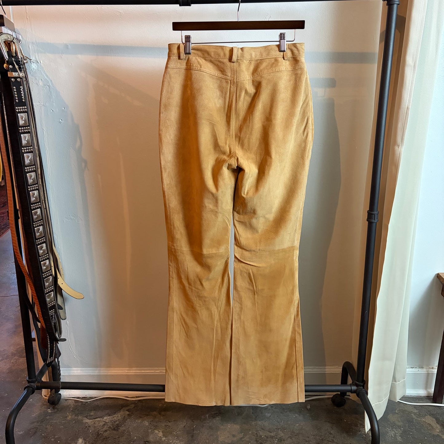 Vintage Camel Suede Pants