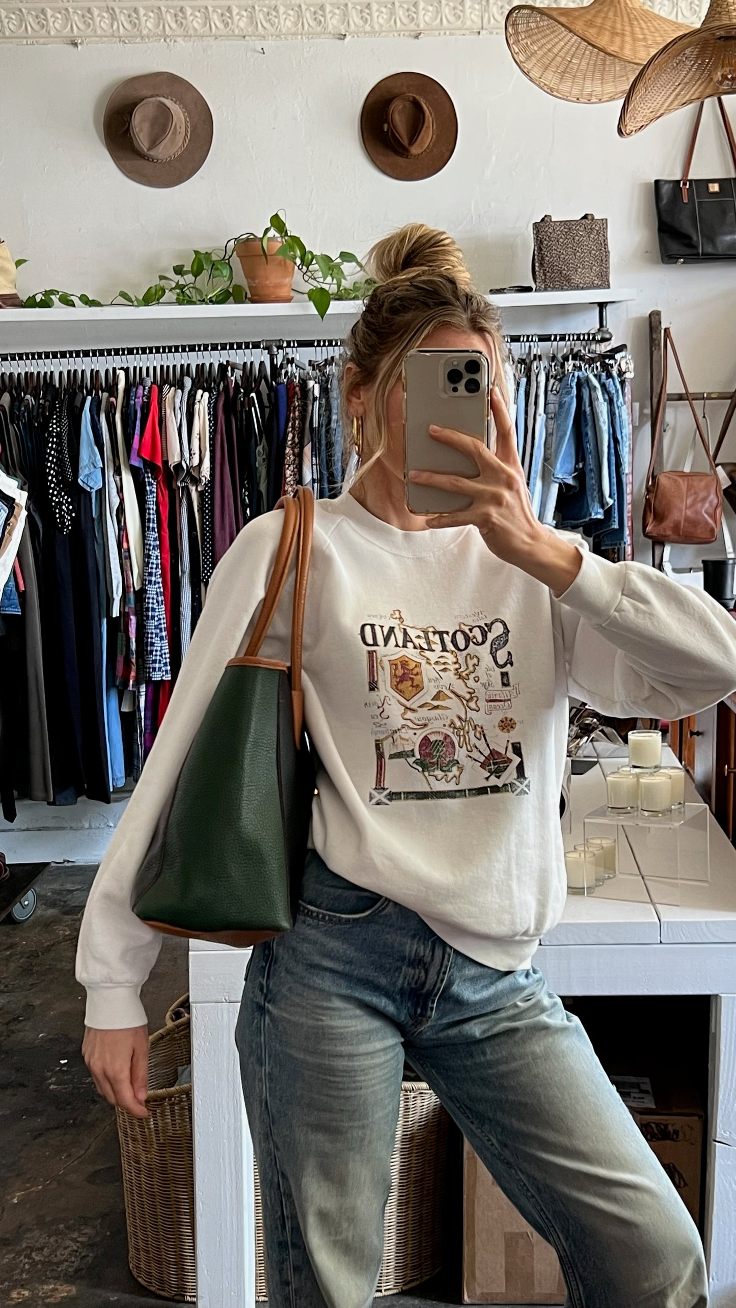 Vintage Scotland Geography Crewneck