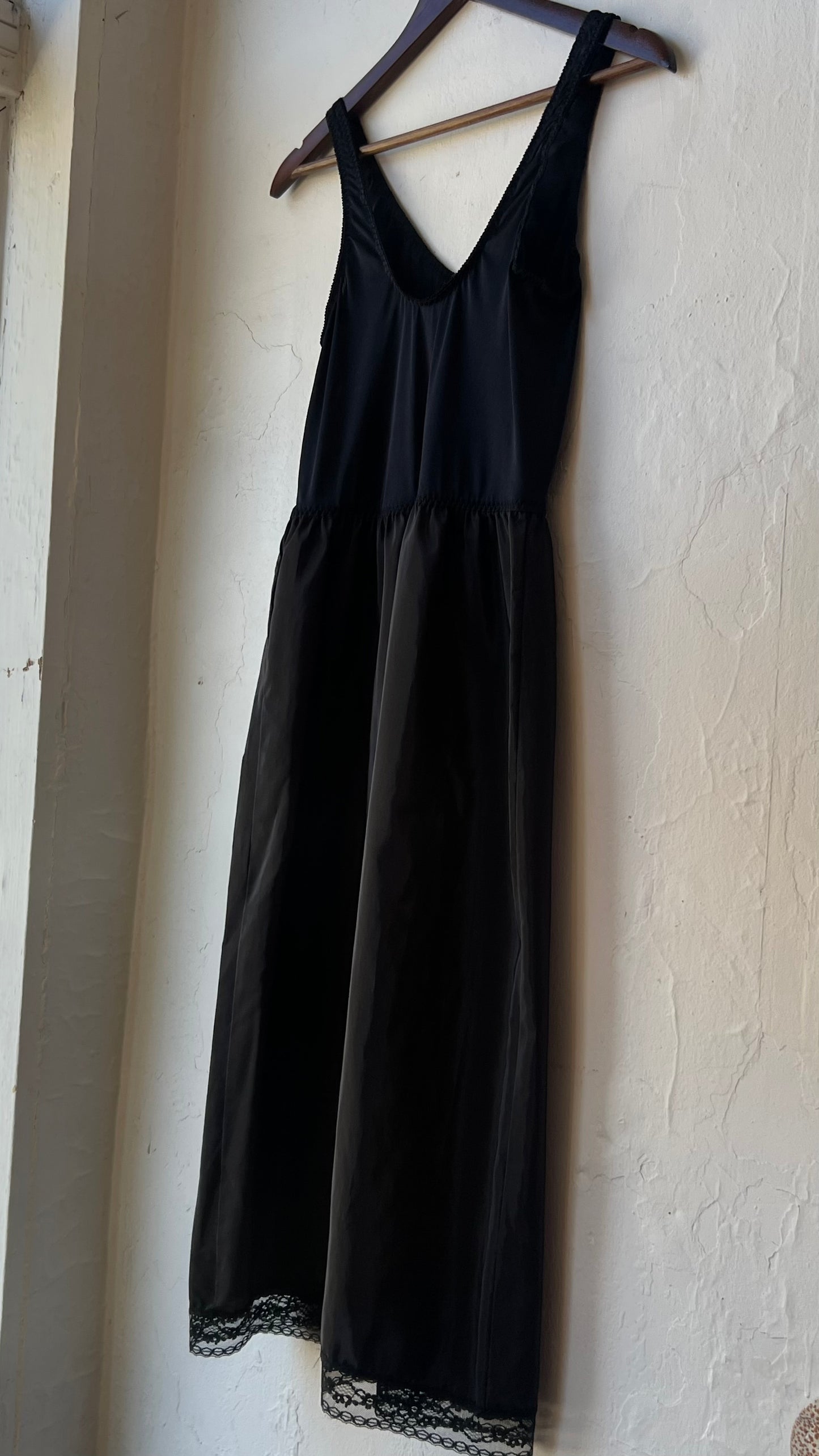 Vintage Lace Accented Slip Dress