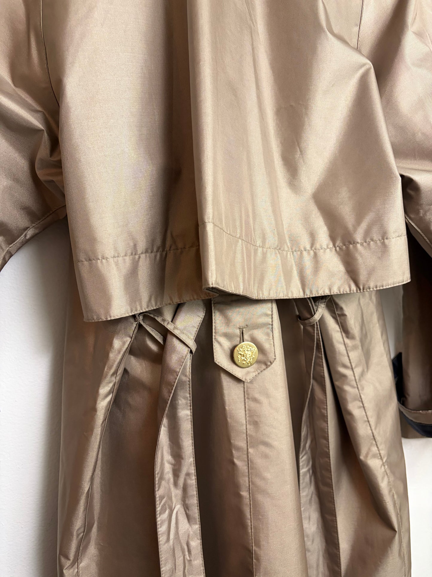 Vintage Taupe Trench Coat