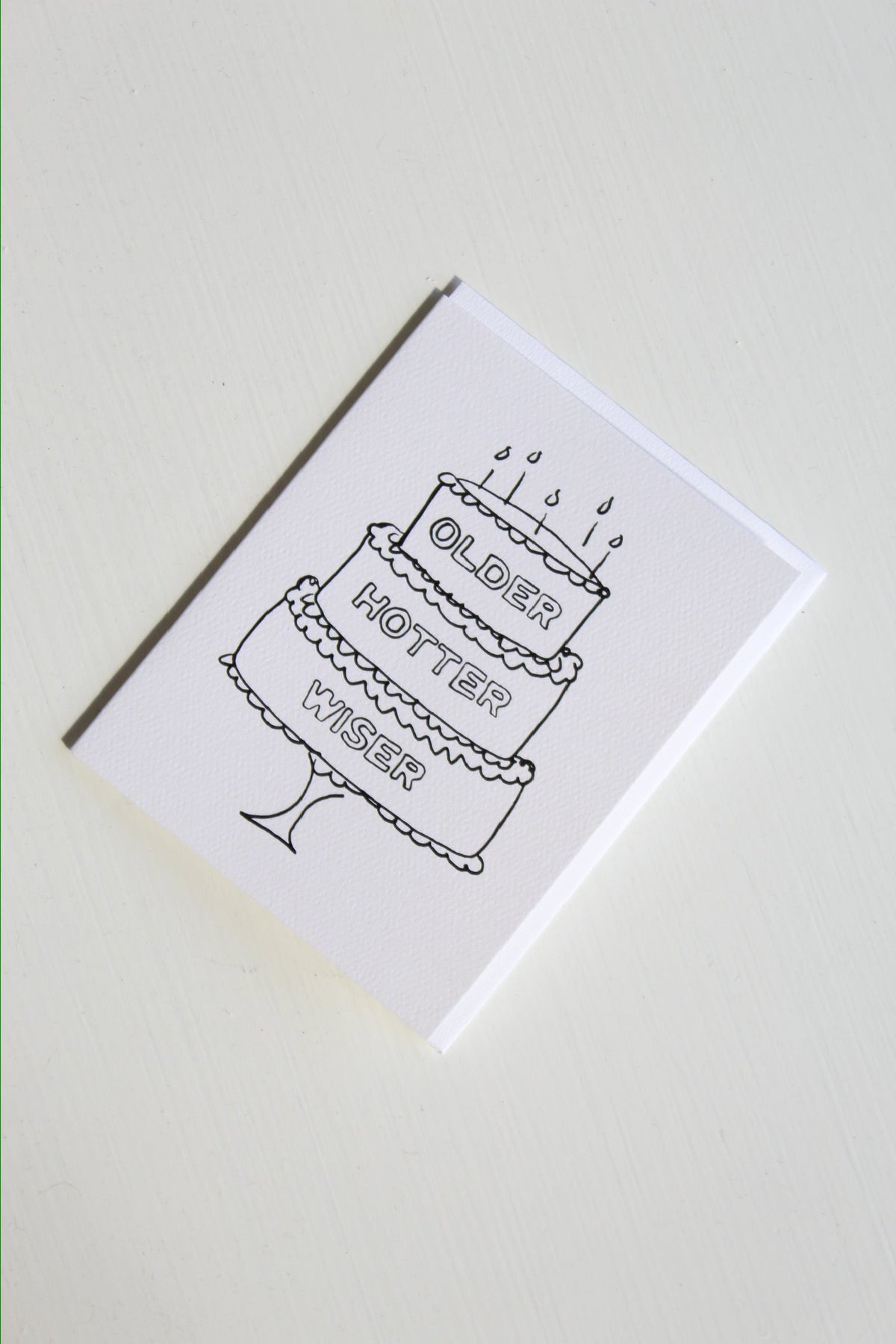 Older Hotter Wiser Greeting Card