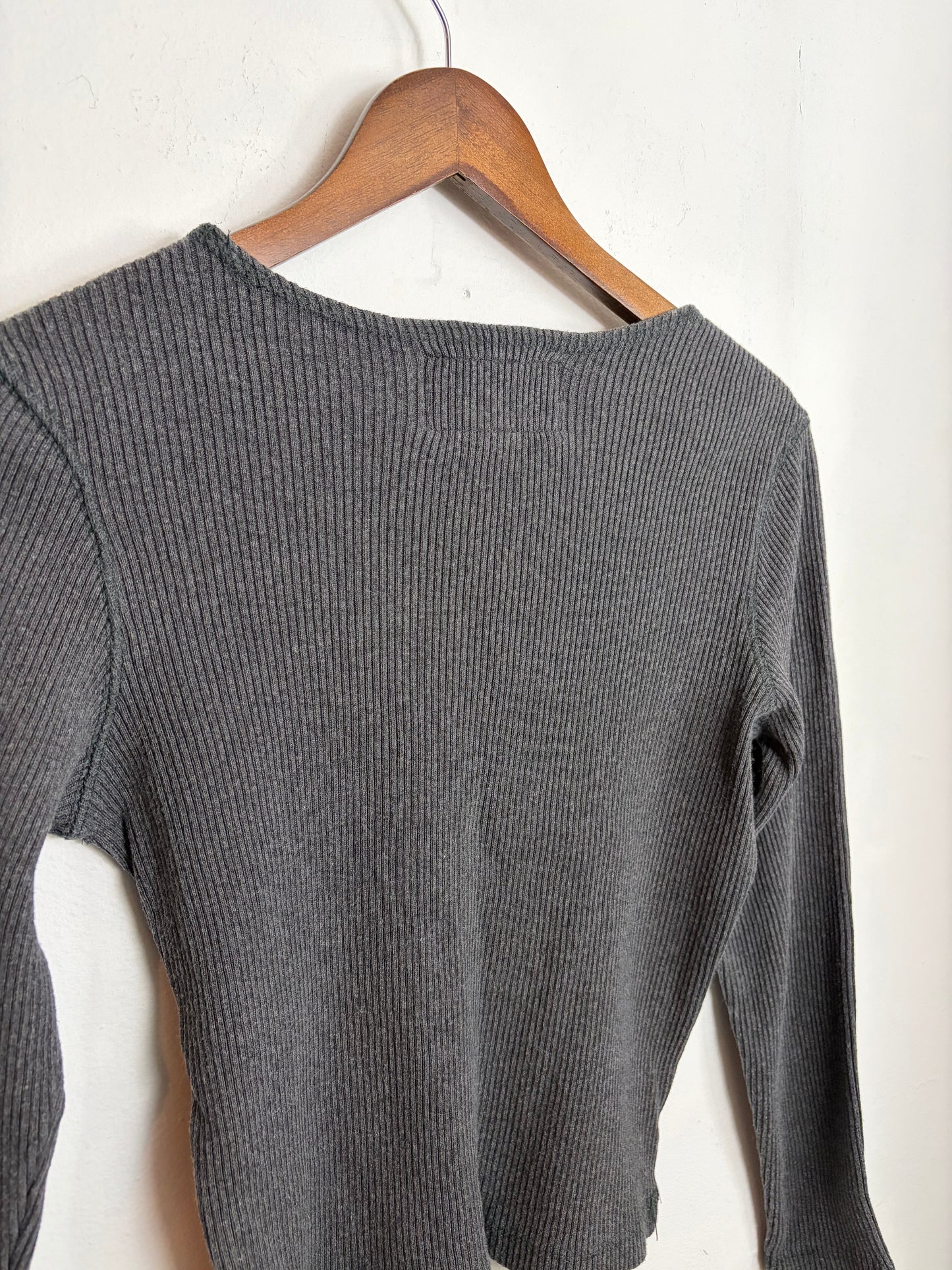 Vintage Charcoal Harley Davidson Long Sleeve