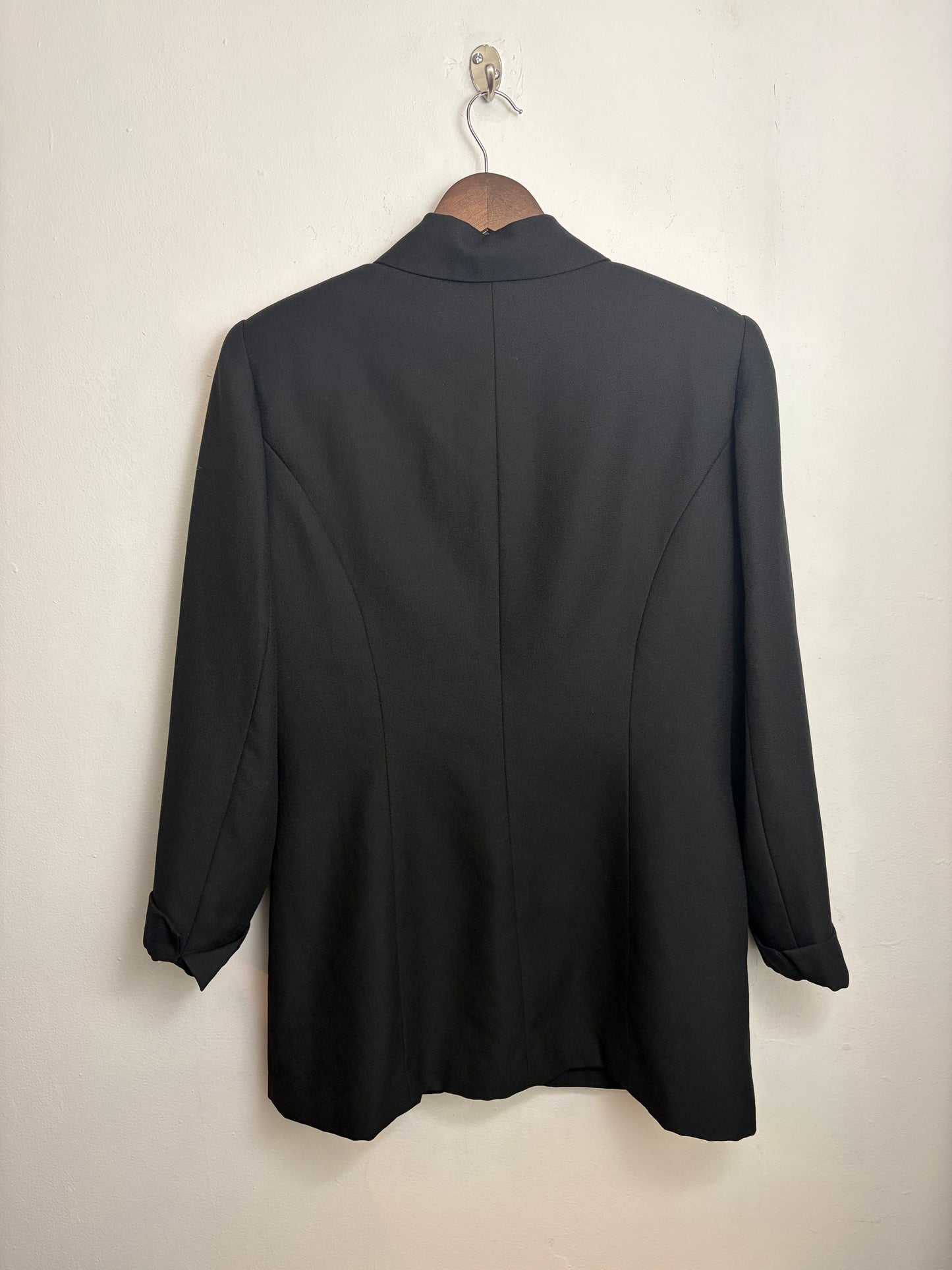 Vintage Black Zip Blazer