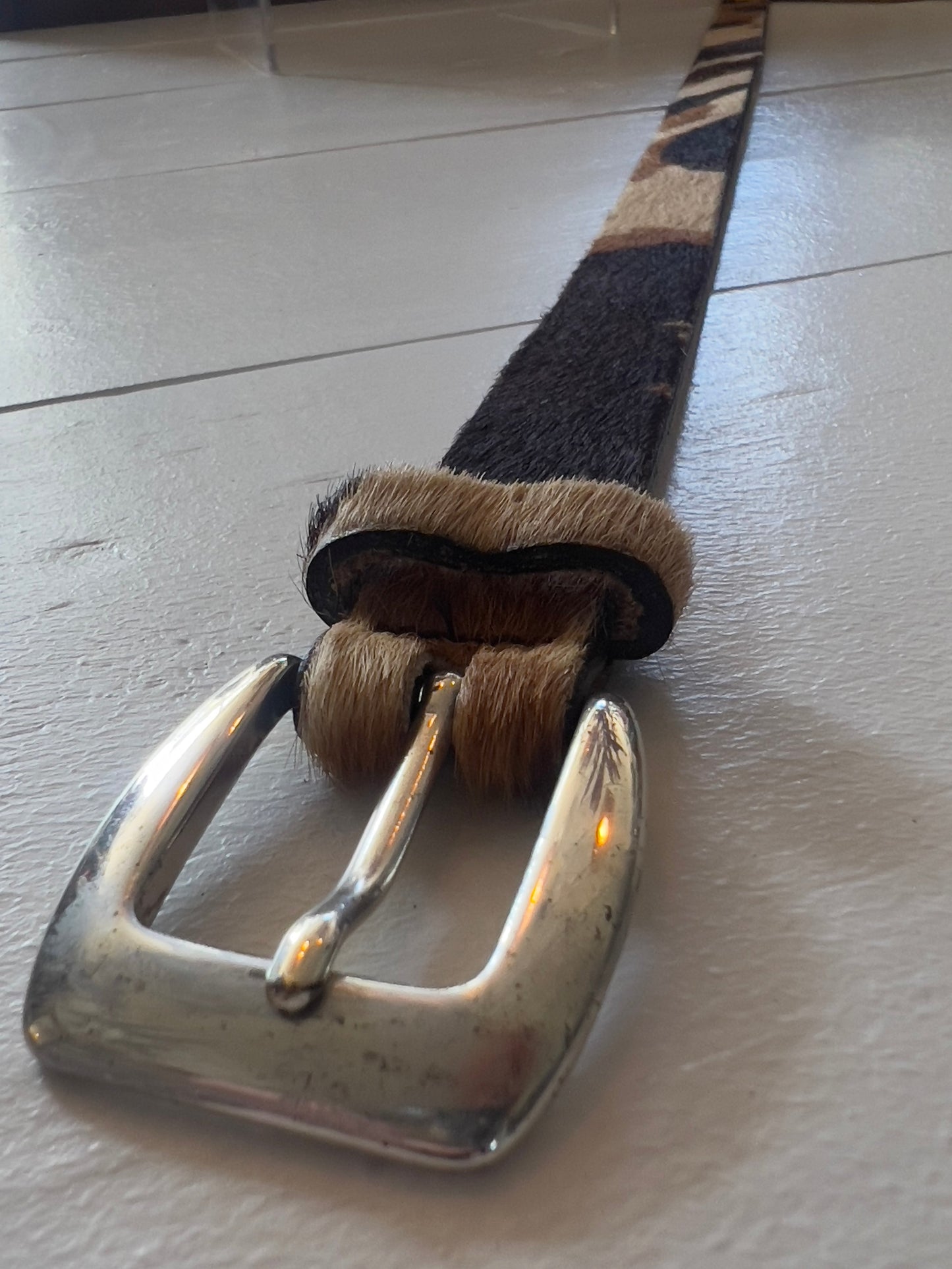 Vintage Cowhide Belt