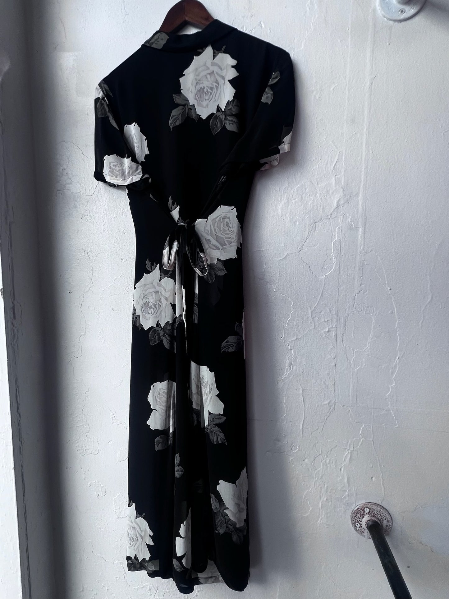 Vintage Floral Midi Dress