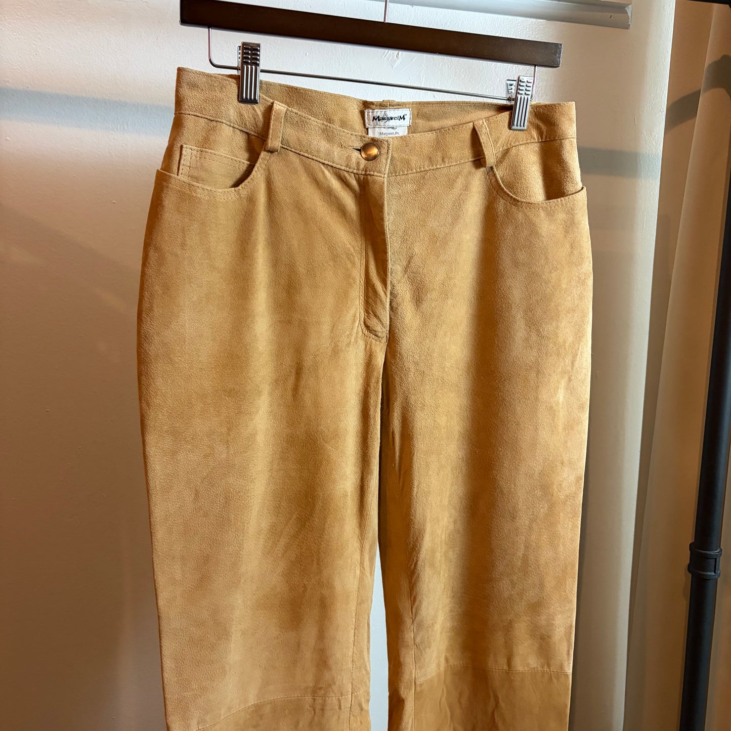Vintage Camel Suede Pants