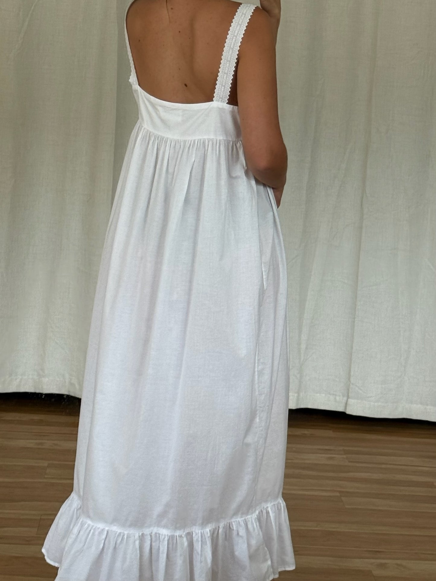 Vintage Embroidered Summer Dress
