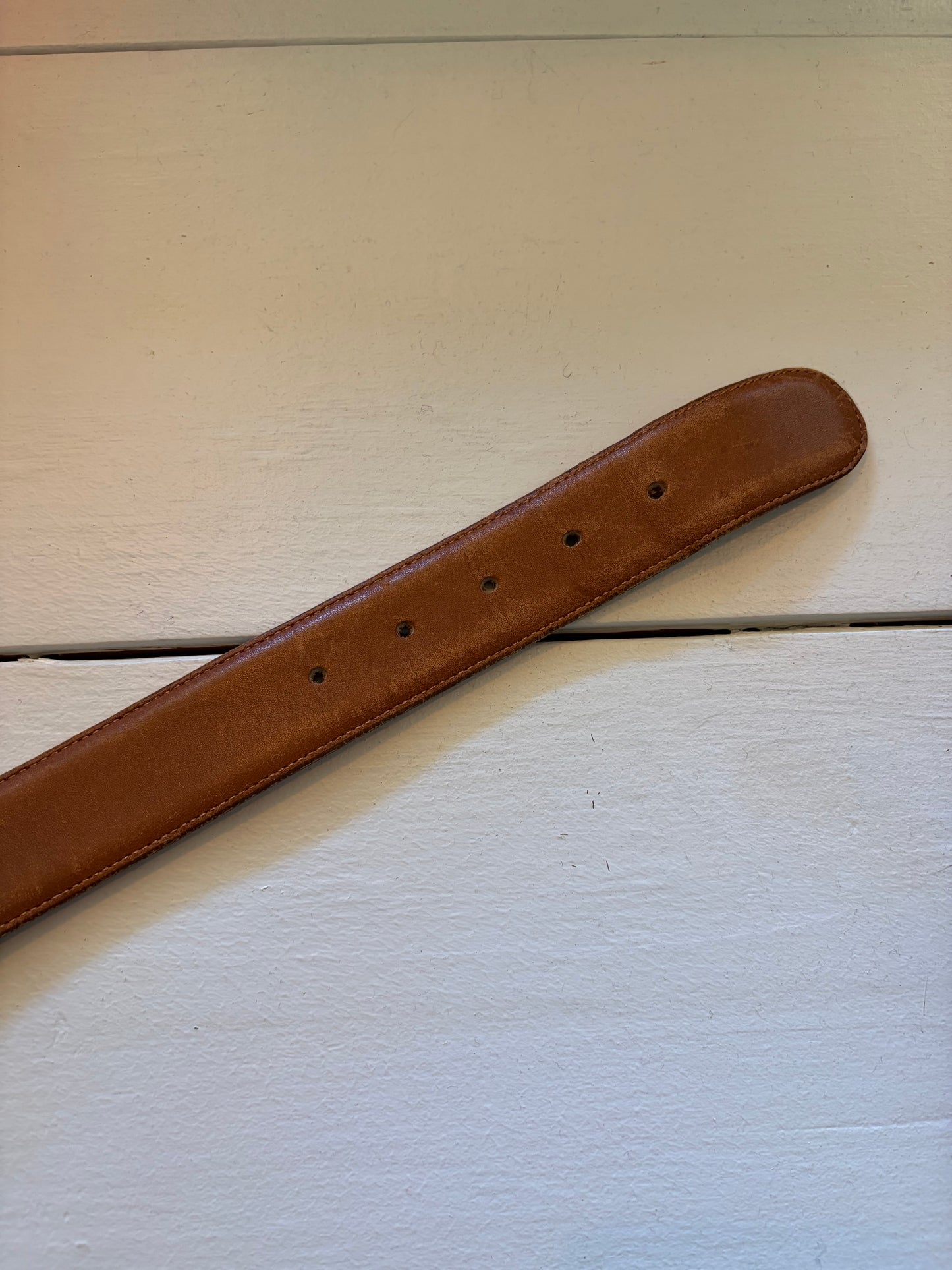 Vintage British Tan Coach Belt